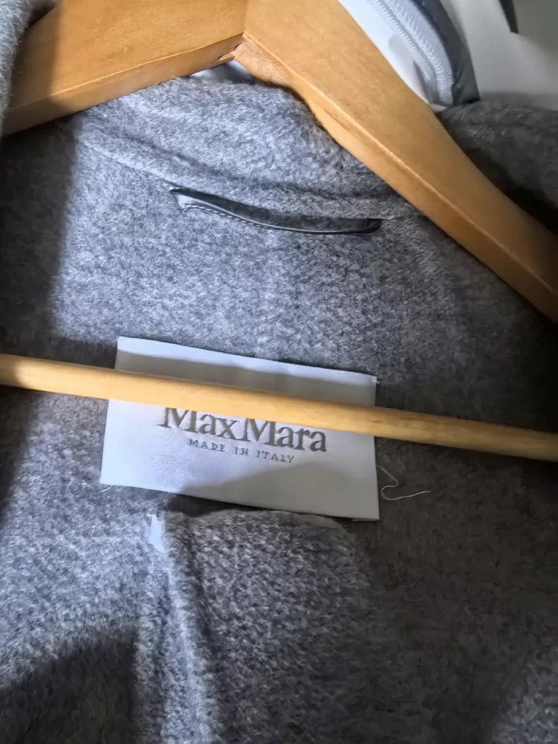 Max Mara Max Mara Long grey cashmere coat Size S / US 4 / IT 40 - 3 Thumbnail