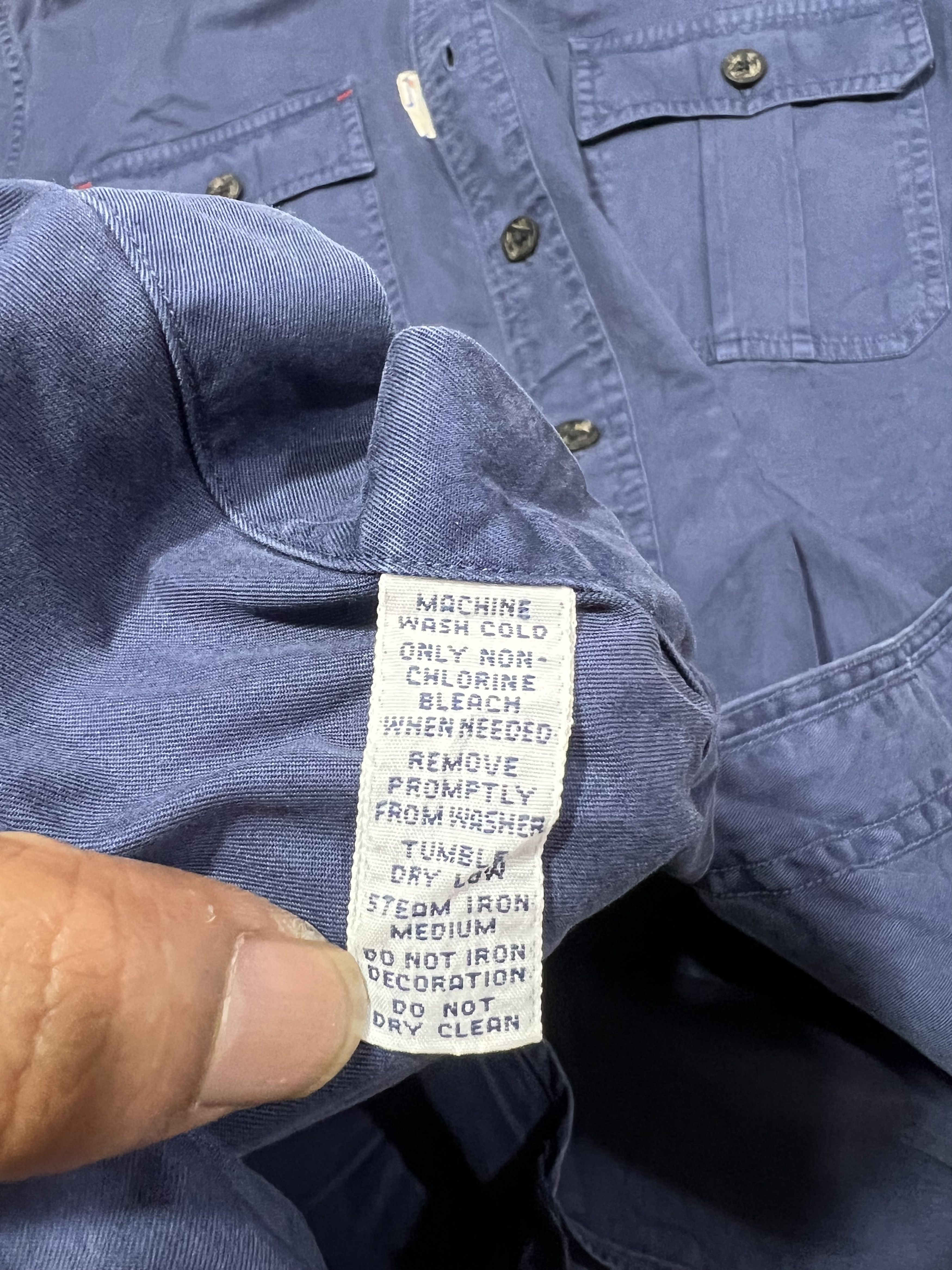 Polo Ralph Lauren 2000s Polo Ralph Lauren Rrl Cloud Buster Work Shirt y2k Size US L / EU 52-54 / 3 - 10 Thumbnail