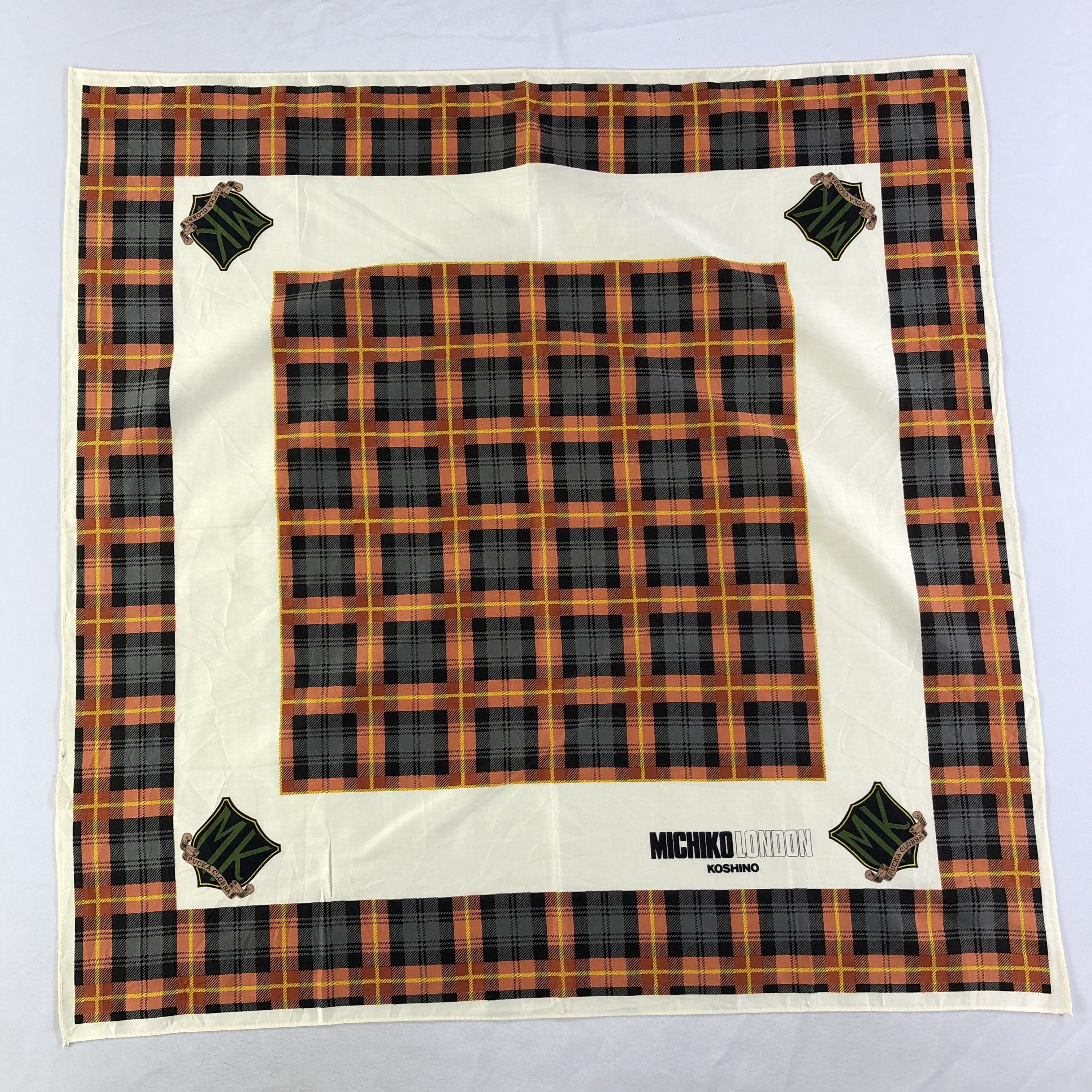 Michiko Koshino London × Vintage Vintage Michiko Koshino London Silk Scarf Size ONE SIZE - 2 Thumbnail