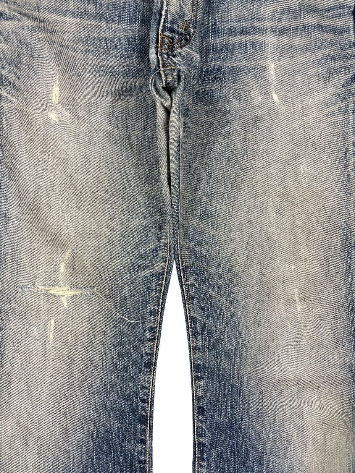Edwin Vintage Japanese Edwin 503 Rebel Distressed Flare Jeans Size US 30 / EU 46 - 5 Thumbnail
