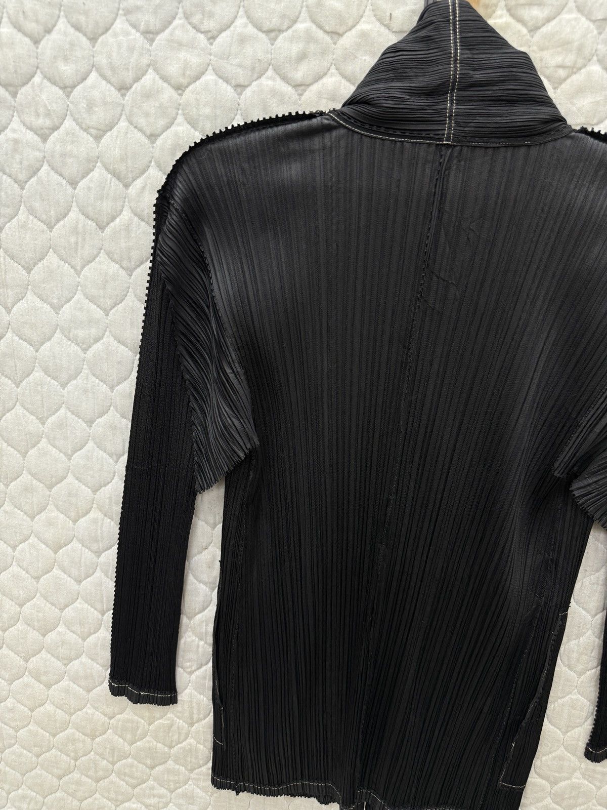Pleats Please Issey Miyake 🔥🔥🔥ARCHIVE PLEATS PLEASE SHAWL COLAR CARDIGAN Size M / US 6-8 / IT 42-44 - 11 Thumbnail