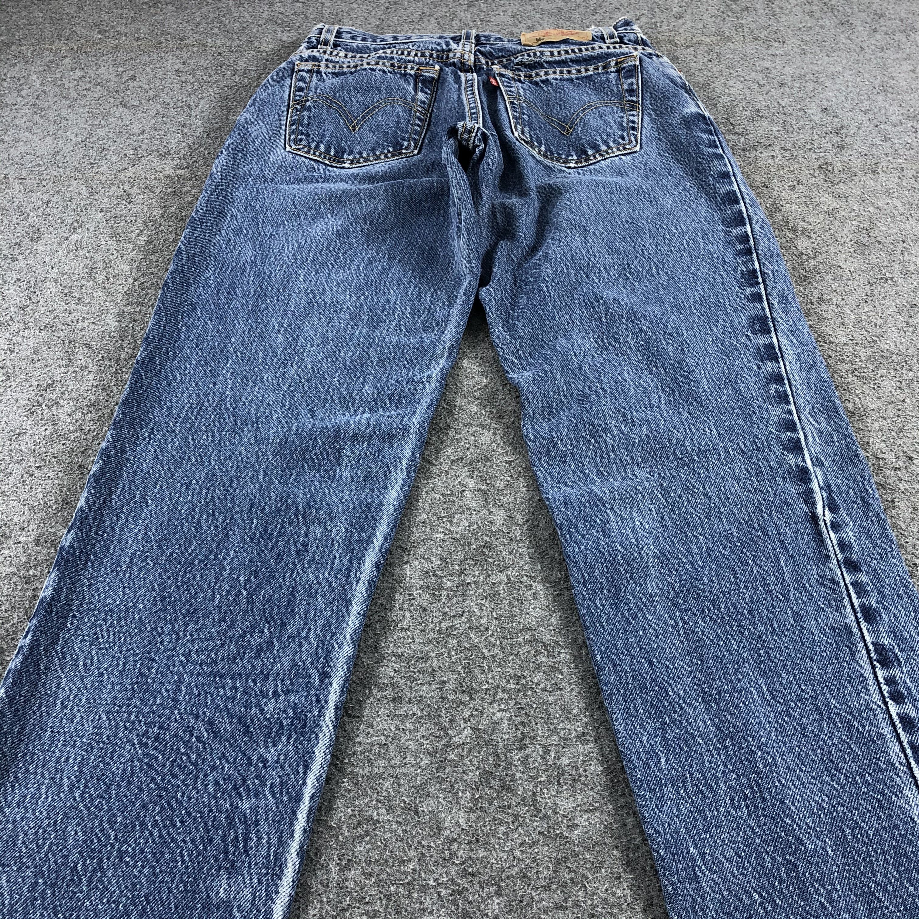 Levi's × Vintage 90s Vintage Blue Wash Levis 550 Jeans-JM1732 Size US 28 / EU 44 - 4 Thumbnail