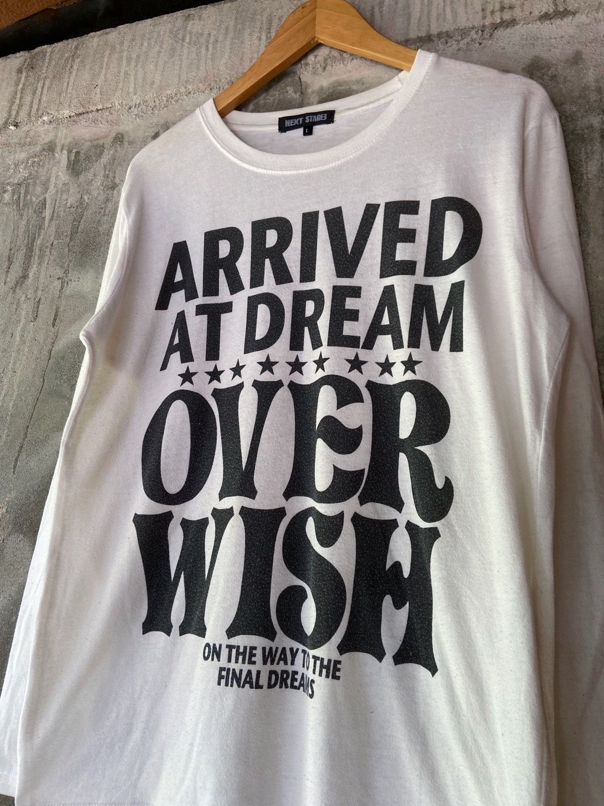 Japanese Brand NEXT STAGE ARRIVED AT DREAM OVER WISH LONG SLEEVE Size US L / EU 52-54 / 3 - 2 Thumbnail