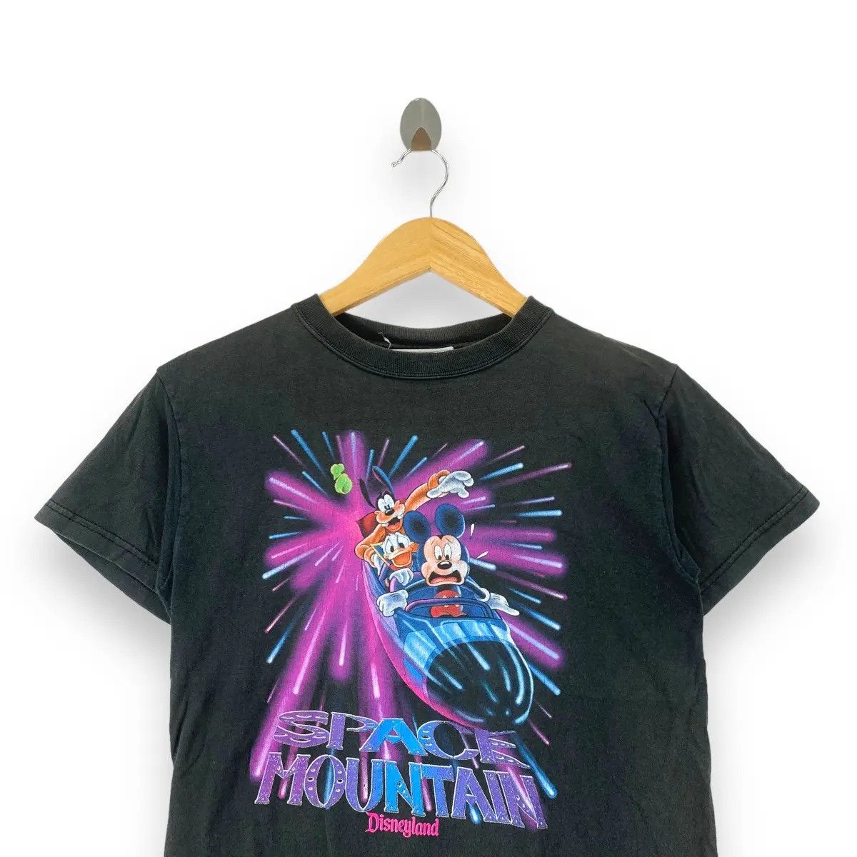 Disney Vintage DISNEYLAND SPACE MOUNTAIN Movie Tee Shirt Size M / US 6-8 / IT 42-44 - 2 Thumbnail