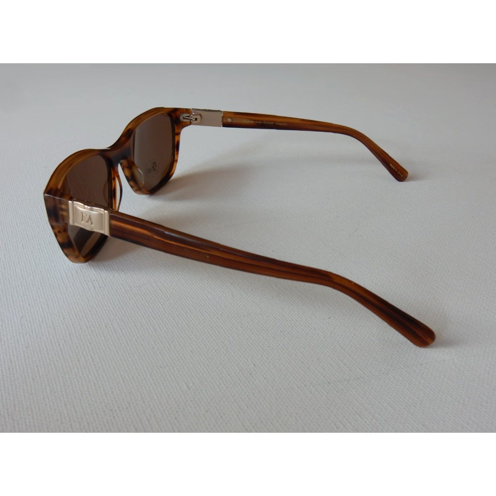 Vintage ELIZABETH ARDEN Brown Sunglasses Womens 56[]18 135 Size ONE SIZE - 3 Thumbnail