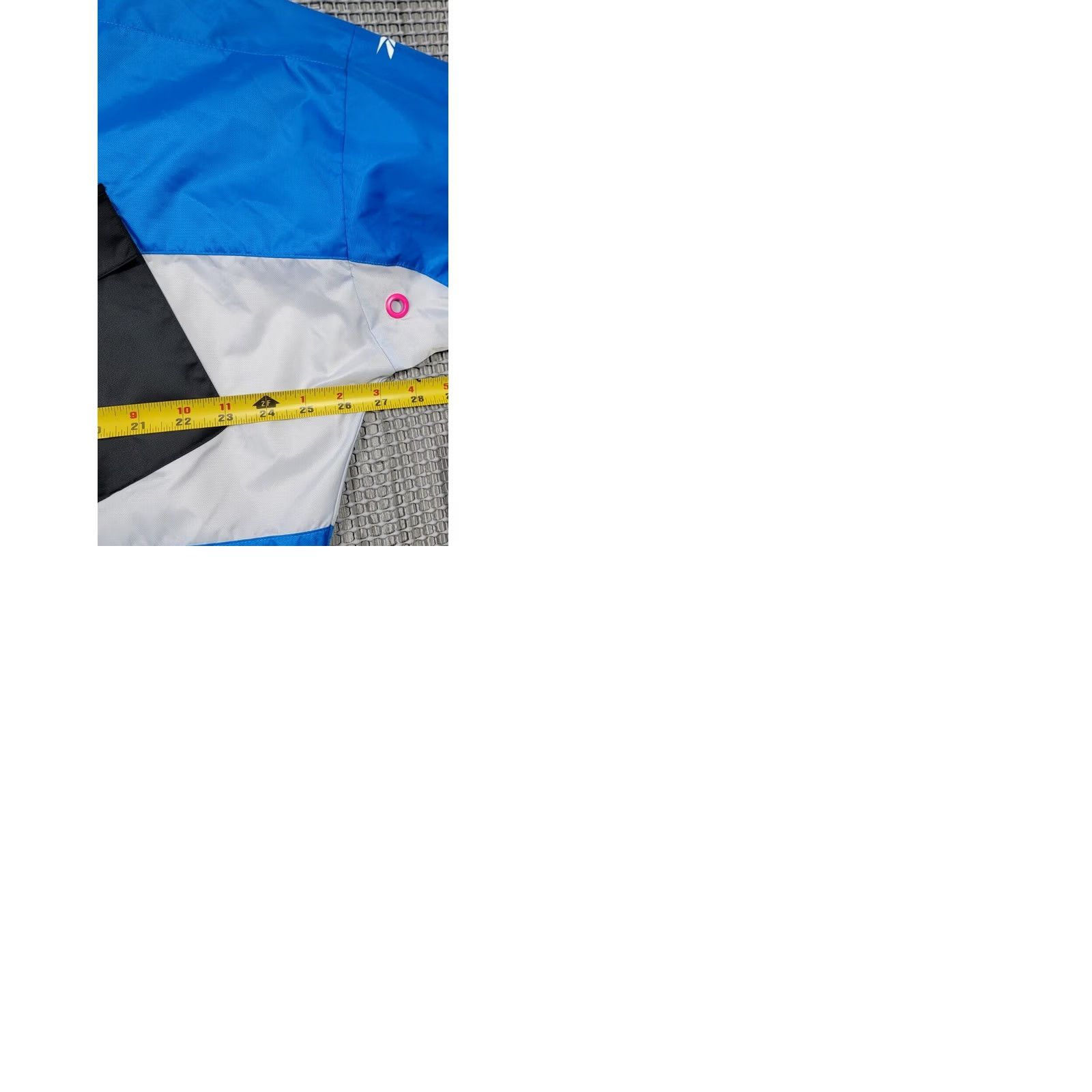 Reebok Reebok Womens Windbreaker Jacket Sz M Blue White Colorblock Jacket Size M / US 6-8 / IT 42-44 - 10 Thumbnail