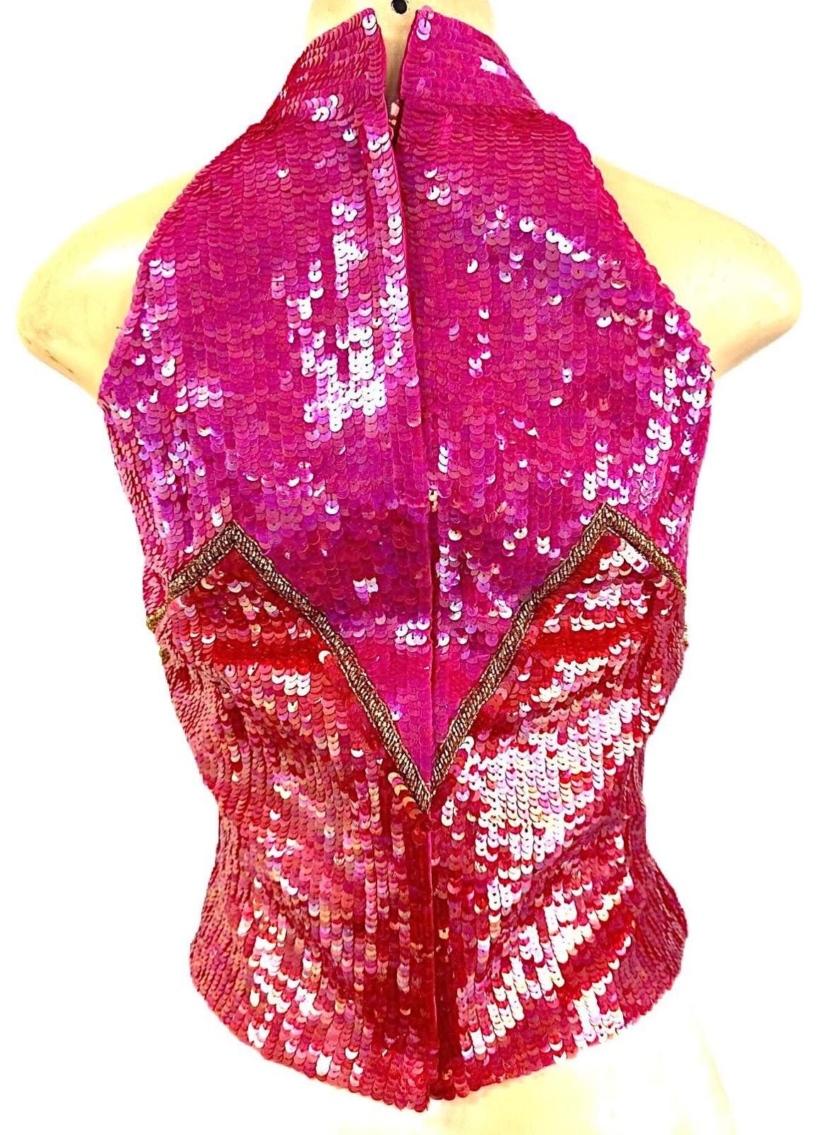 Other Sequin Top Fushia/Red size S Size S / US 4 / IT 40 - 2 Thumbnail