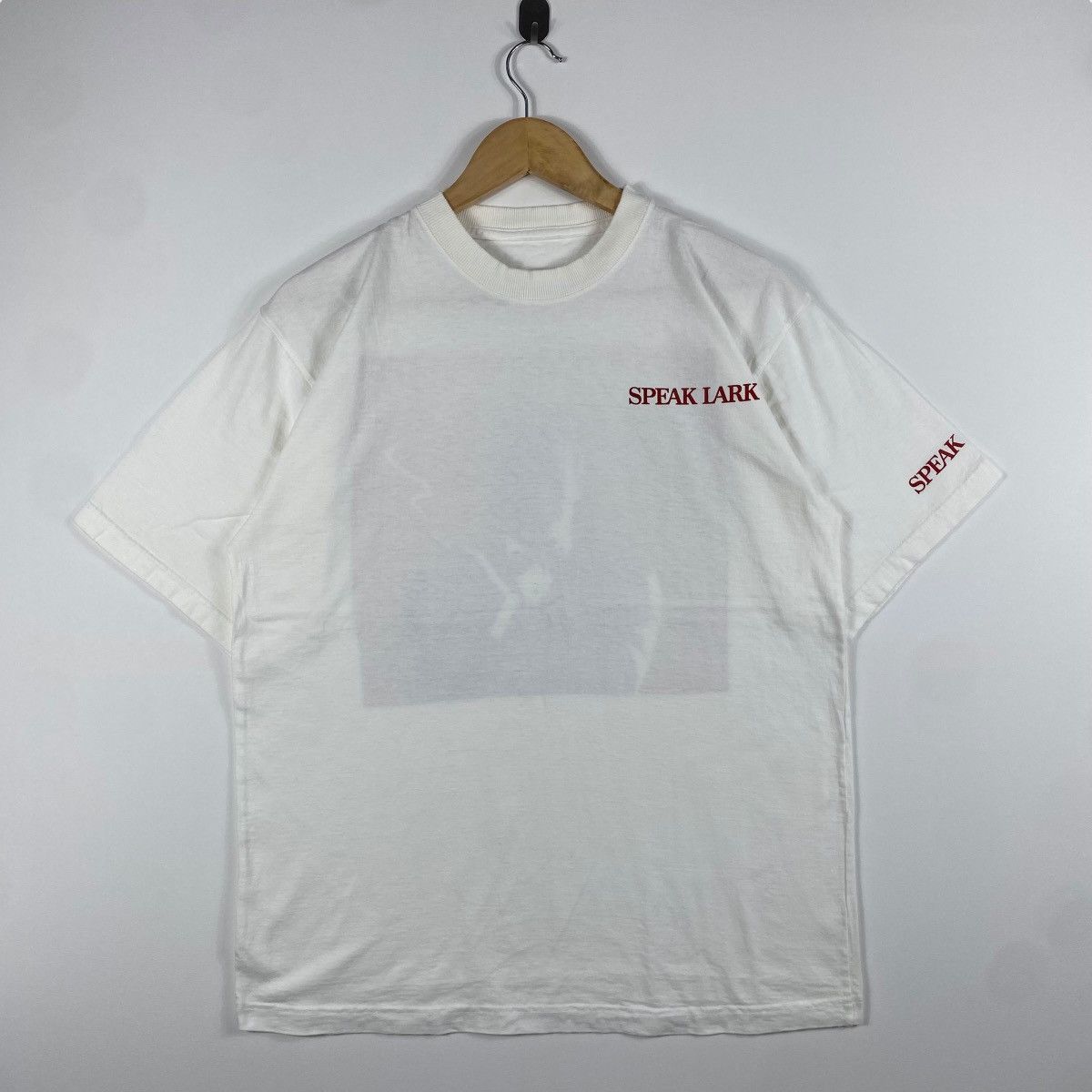 Vintage Vintage 90's SPEAK LARK Graphic Promo Tee Shirt Large Size Size US L / EU 52-54 / 3 - 4 Thumbnail