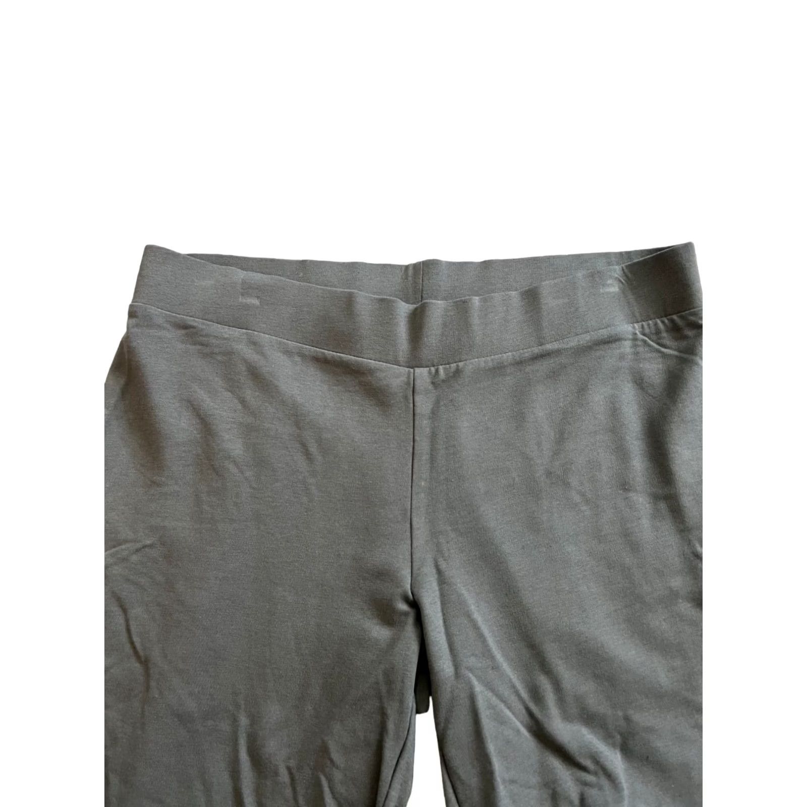 J. Jill Pure Jill Women Cropped Pants gray Slim Leg Pull On Elastic Waist M Medium Shes/pants? Size 32" / US 10 / IT 46 - 4 Thumbnail