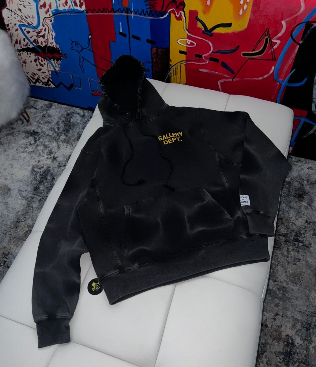 Gallery Dept. Sun faded logo hoodie Size US S / EU 44-46 / 1 - 1 Thumbnail