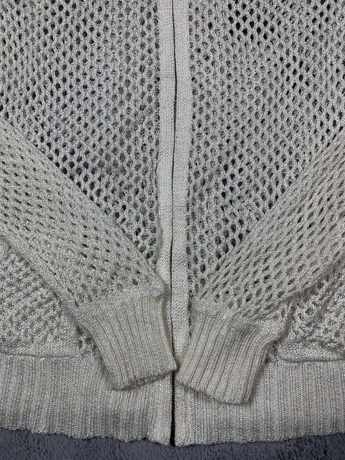 Japanese Brand Vintage AvantGarde mesh cardigan streetwear style size S Size S / US 4 / IT 40 - 6 Thumbnail