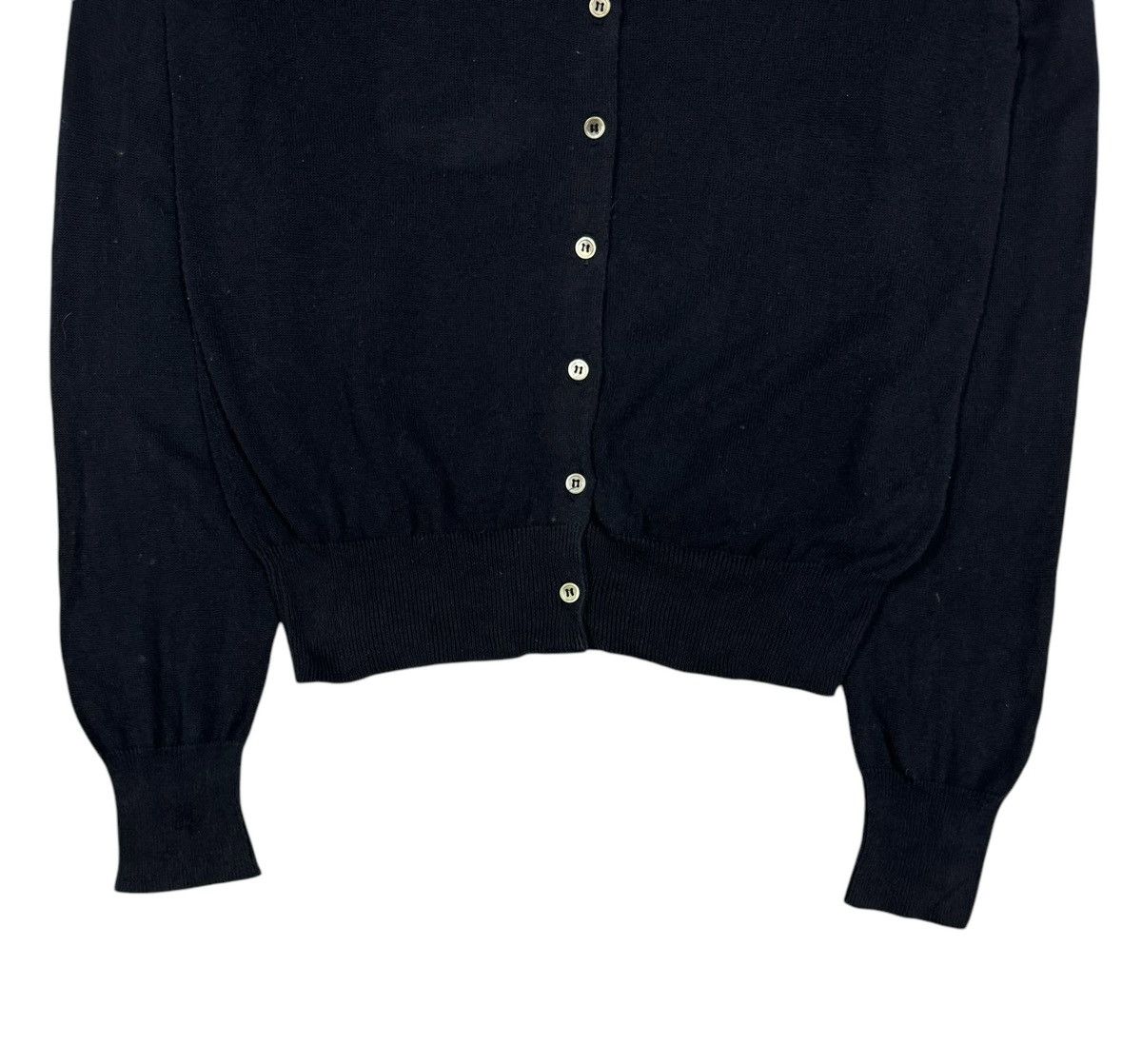 Margaret Howell Margaret Howell England Navy Blue Knitted Cardigan Size US M / EU 48-50 / 2 - 4 Thumbnail