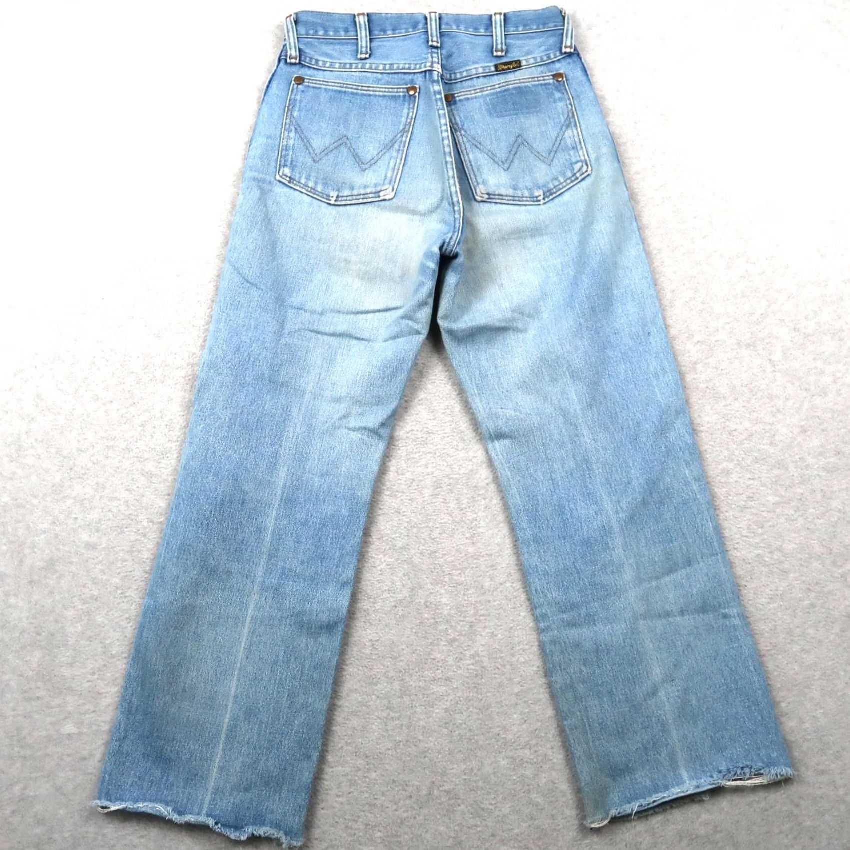 Wrangler VTG Wrangler 13MWZ Cowboy Cut Denim Jeans 27 Medium Wash USA Wrangler Jeans Men 5-Pocket Regular Blue Size US 27 - 2 Thumbnail