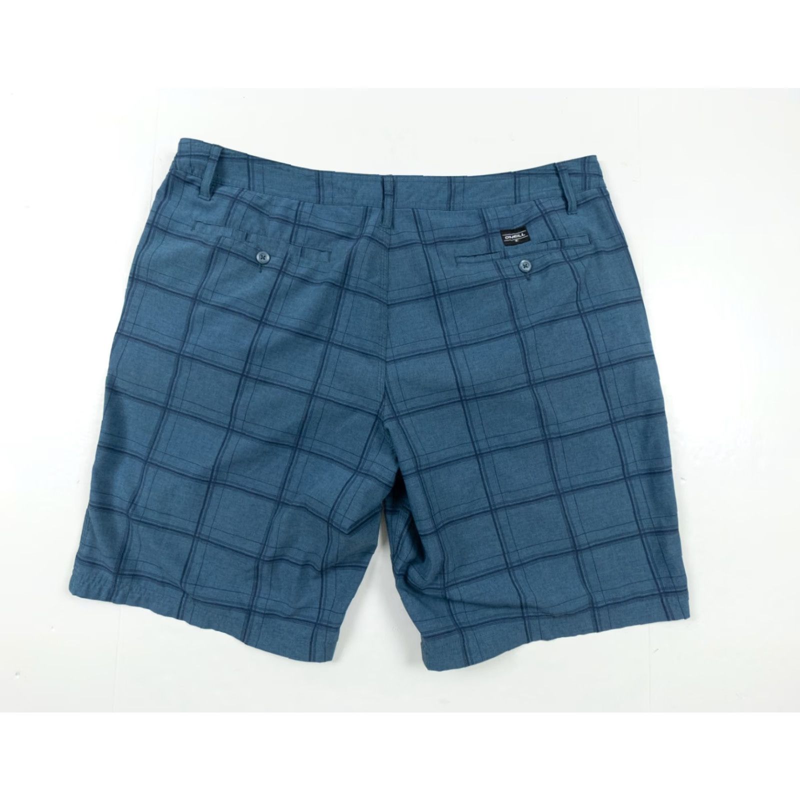O'Neill O'Neill Men's Chino Shorts 11" Inseam Flat Front Stretch Blue 40 Adult Regular Casual Logo 5-Pocket Mens Size US 40 / EU 56 - 5 Thumbnail
