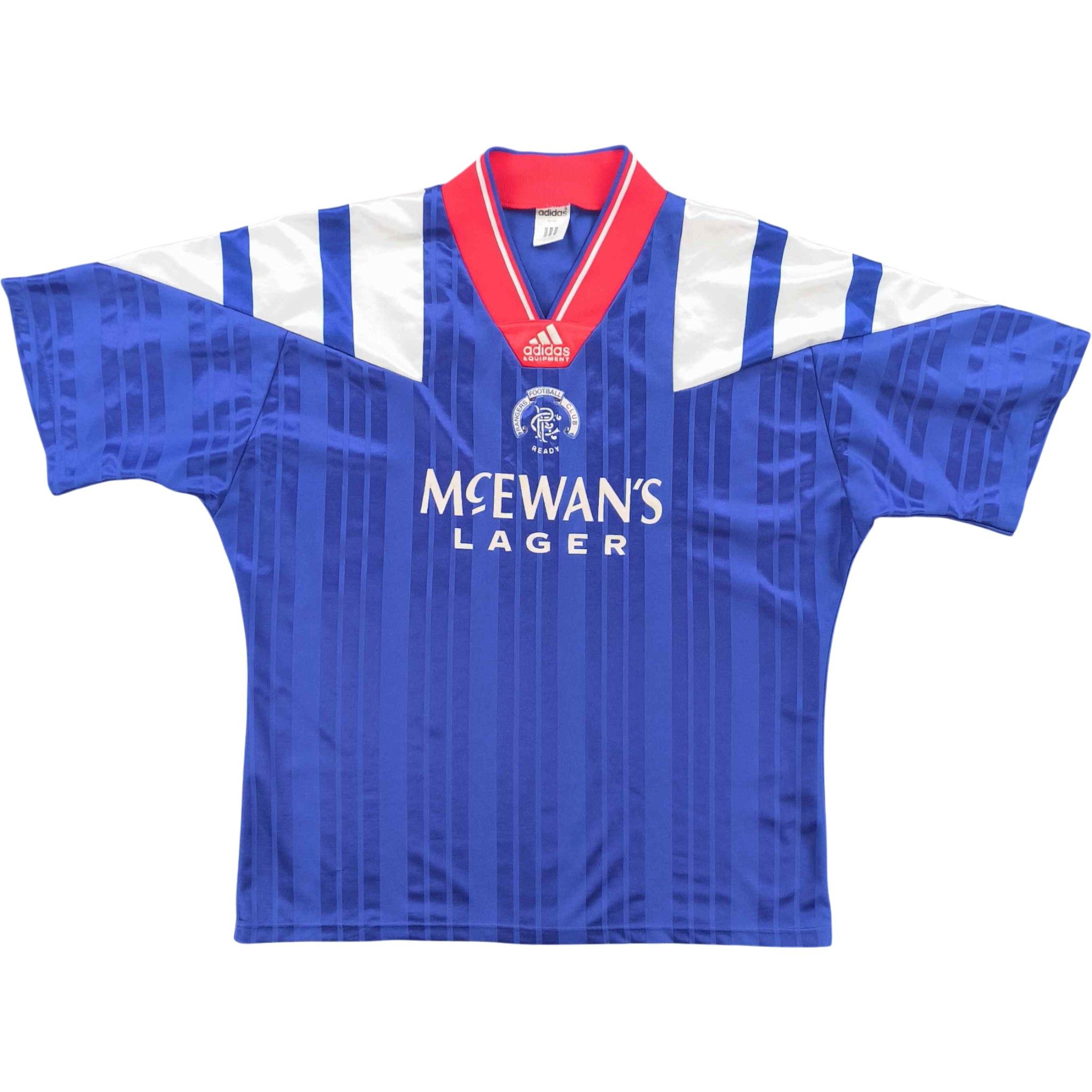 Adidas Rangers 1992-94 Adidas home football jersey shirt size 44-46 Size US XL / EU 56 / 4 - 1 Thumbnail