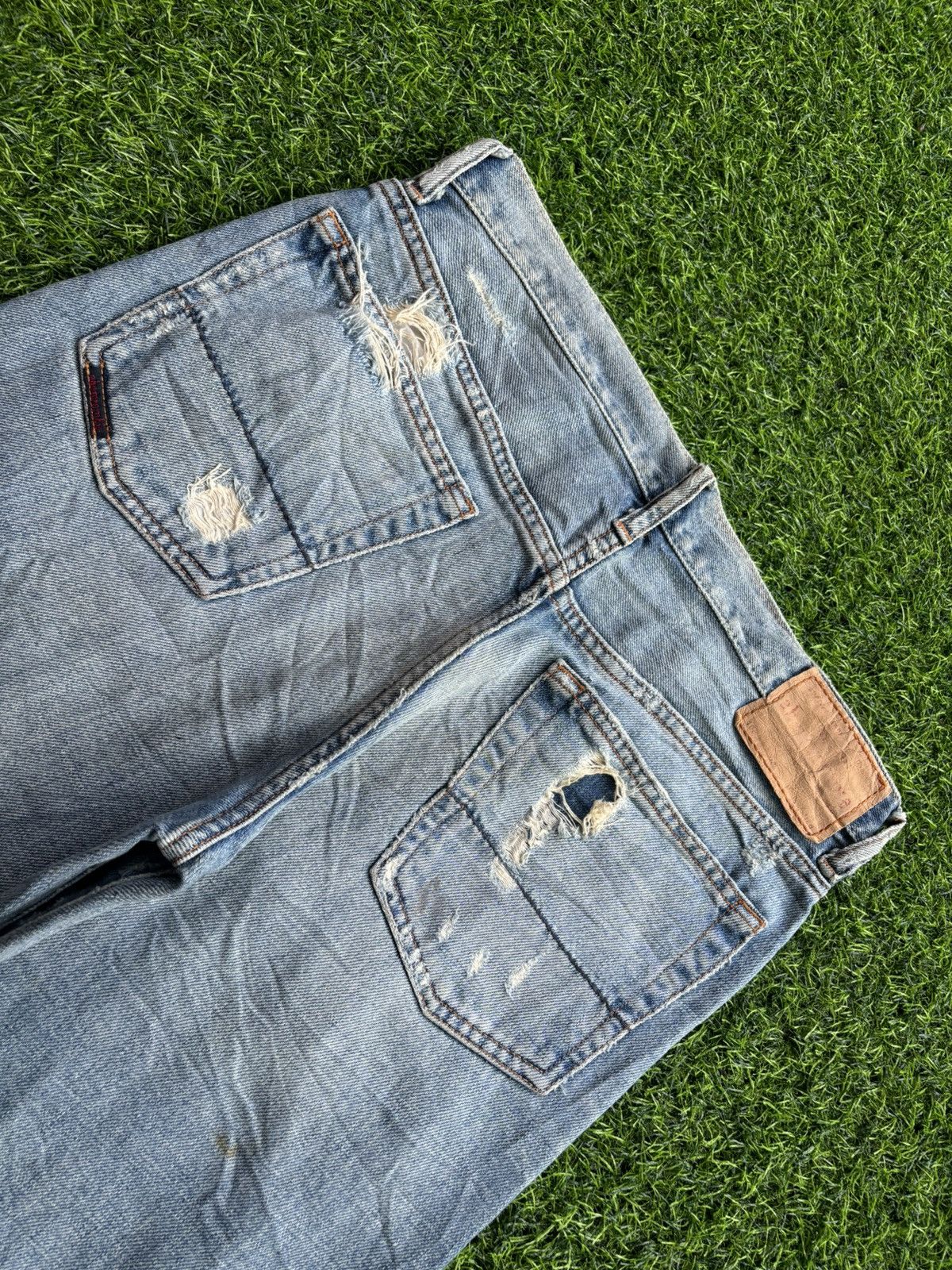 Hysteric Glamour Bootcut Abercrombie Distressed Denim Ifsixwasnine Style Size US 31 - 4 Thumbnail