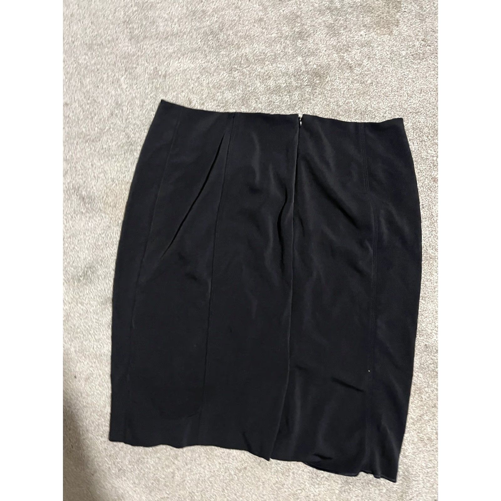 White House Black Market VINTAGE White House Black Market Women's Skirt Knee Length Pencil 14 Black Size 36" / US 14 / IT 50 - 2 Thumbnail