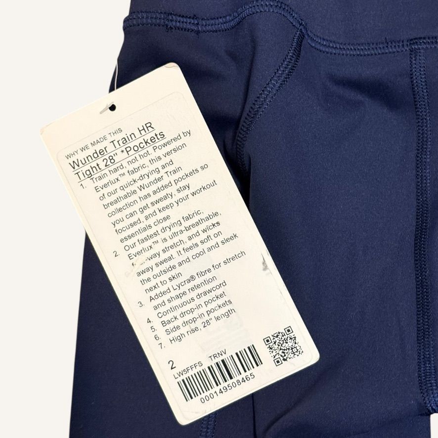 Lululemon NWT Lululemon Wunder Train 28" Pockets 2 High-Rise Tight Tru Size 26" / US 2 / IT 38 - 5 Thumbnail