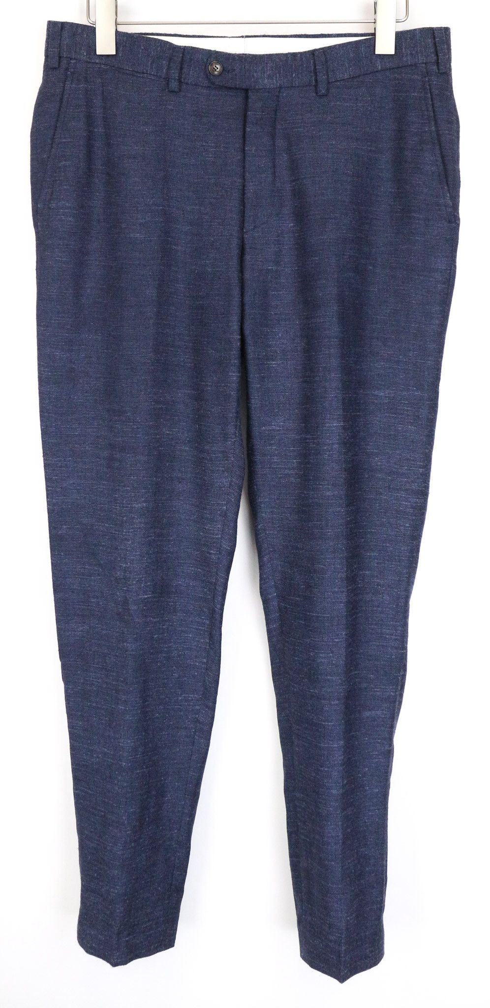 Suitsupply LAZIO UK38R Blue Wool Silk Linen 3 Piece Suit 75706 Size 38R - 4 Thumbnail