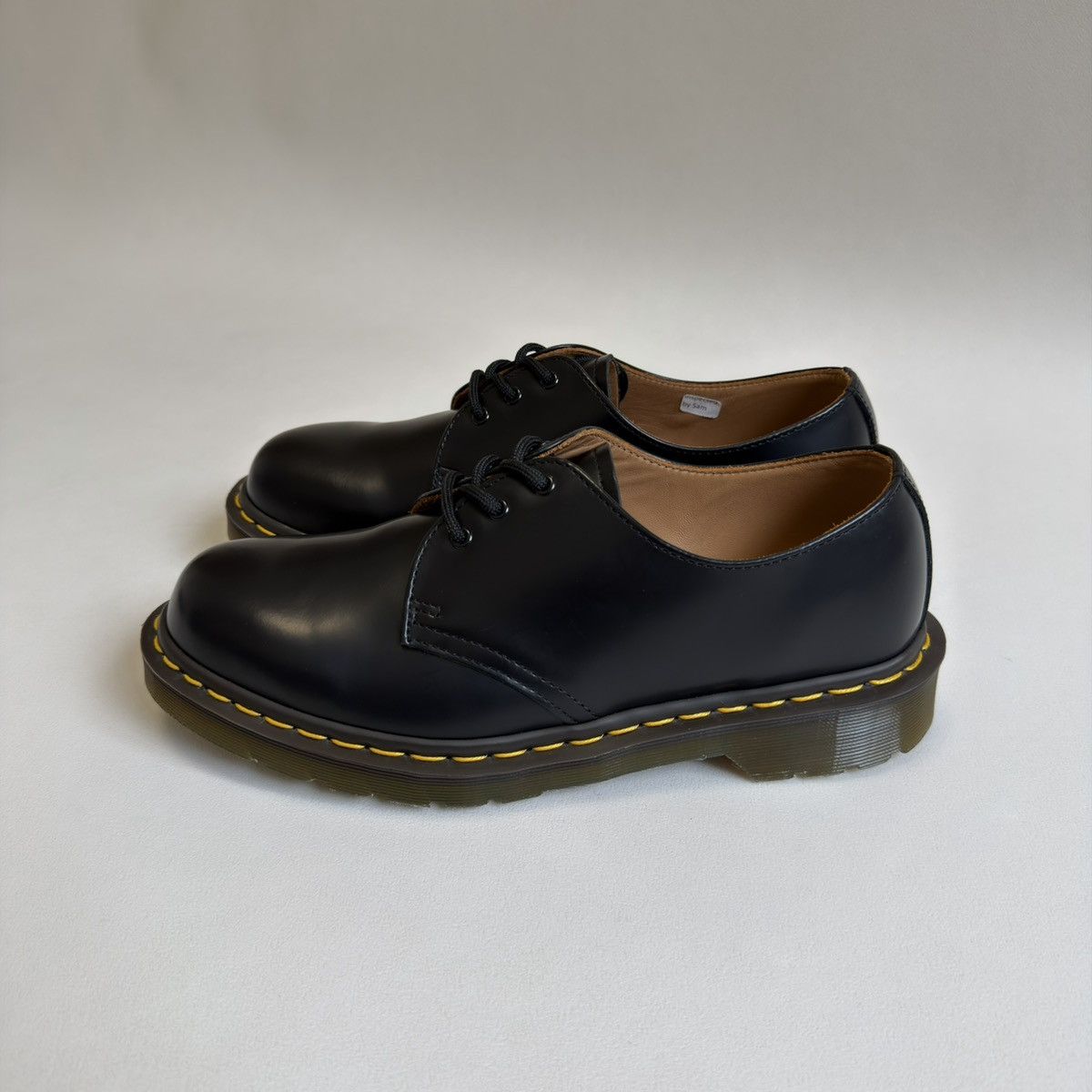 Comme des Garcons × Dr. Martens ‘MIE 1461’ Black Leather Shoes Size US 9 / EU 42 - 18 Thumbnail