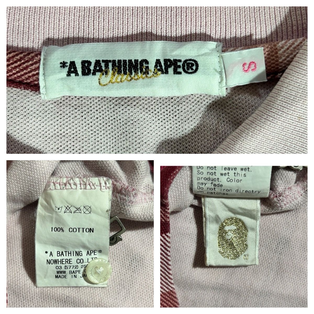 Bape Bape Plaid Kanazawa Store Polo Size S / US 4 / IT 40 - 5 Thumbnail