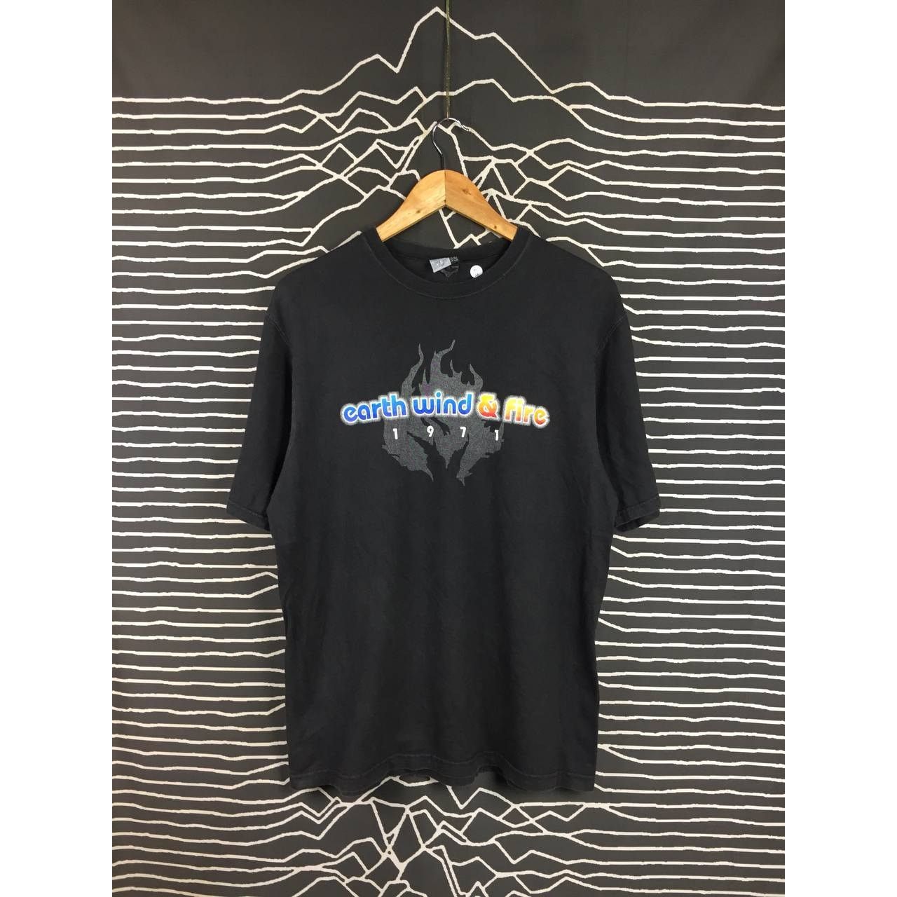 Band Tees × Hanes × Vintage Vtg Earth, Wind & Fire 1971 Blues Rock Band Tee Size US L / EU 52-54 / 3 - 2 Thumbnail