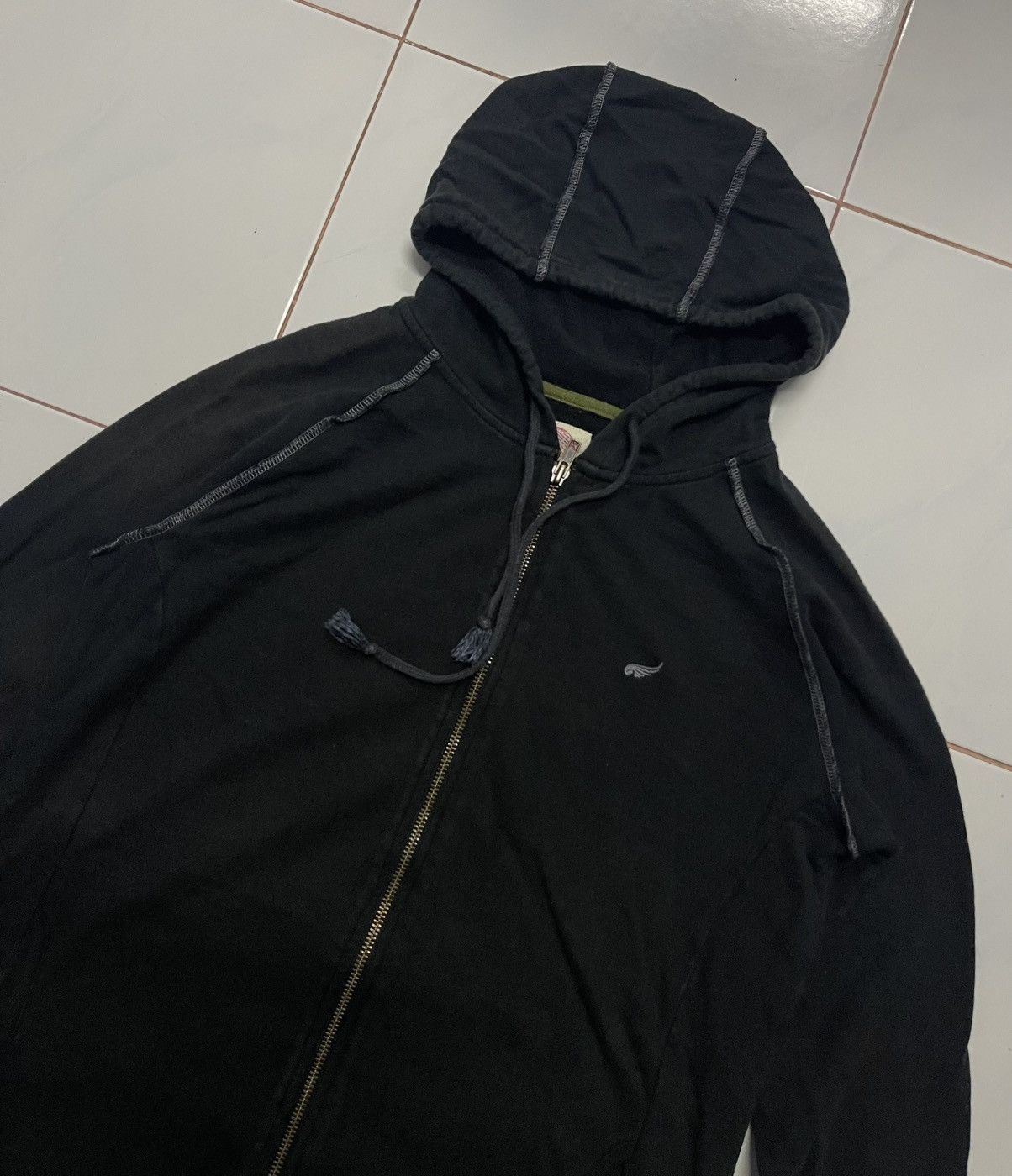 If Six Was Nine 2000s SKULL OF FREEDOM ZIPPER HOODIE JACKET SKULL DESIGN Size US M / EU 48-50 / 2 - 9 Thumbnail