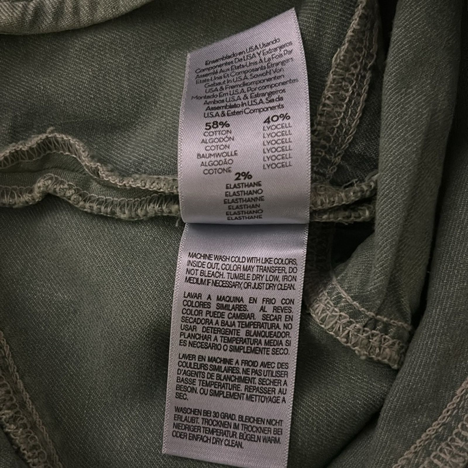 MOTHER MOTHER Denim The Ruffle Mini Skirt 30 NEW Loden Green Size 30" / US 8 / IT 44 - 11 Thumbnail