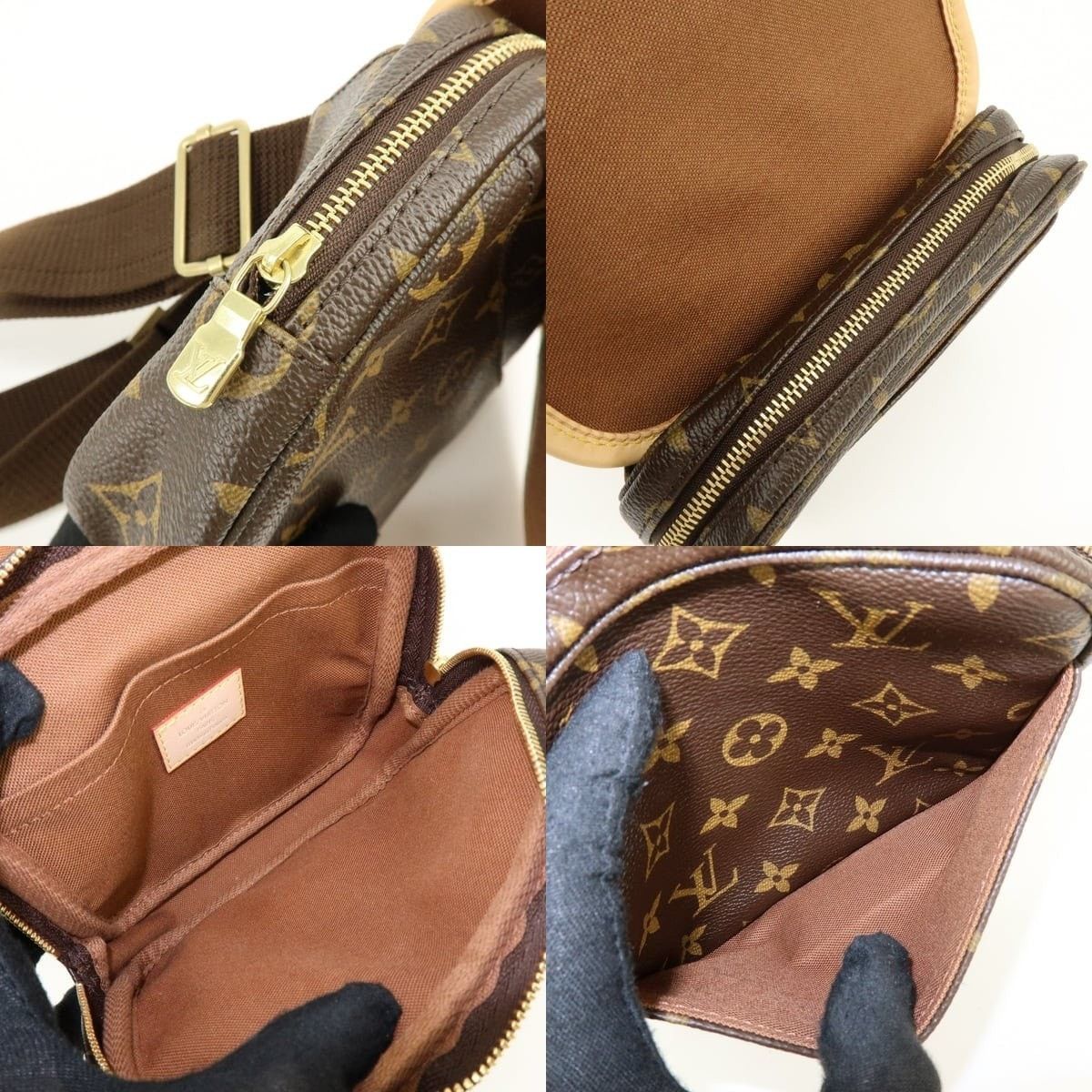 Louis Vuitton Louis Vuitton Monogram Bosphore Belt Bag Brown Size ONE SIZE - 7 Thumbnail