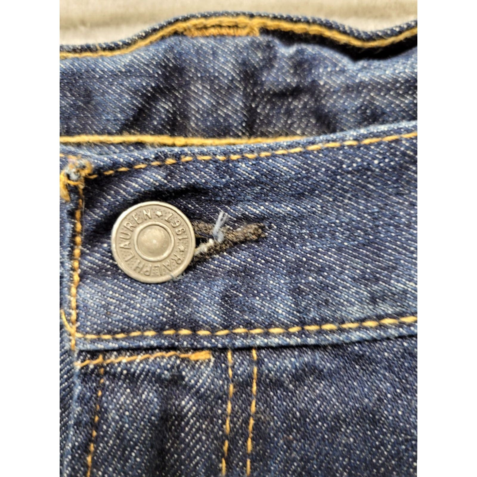 Polo Ralph Lauren Polo Ralph Lauren Jeans Mens 40x30 Blues Denim Hampton Straight Mid Rise Regular 5-Pocket Belt Loops Logo Vintage No Size US L / EU 52-54 / 3 - 7 Thumbnail