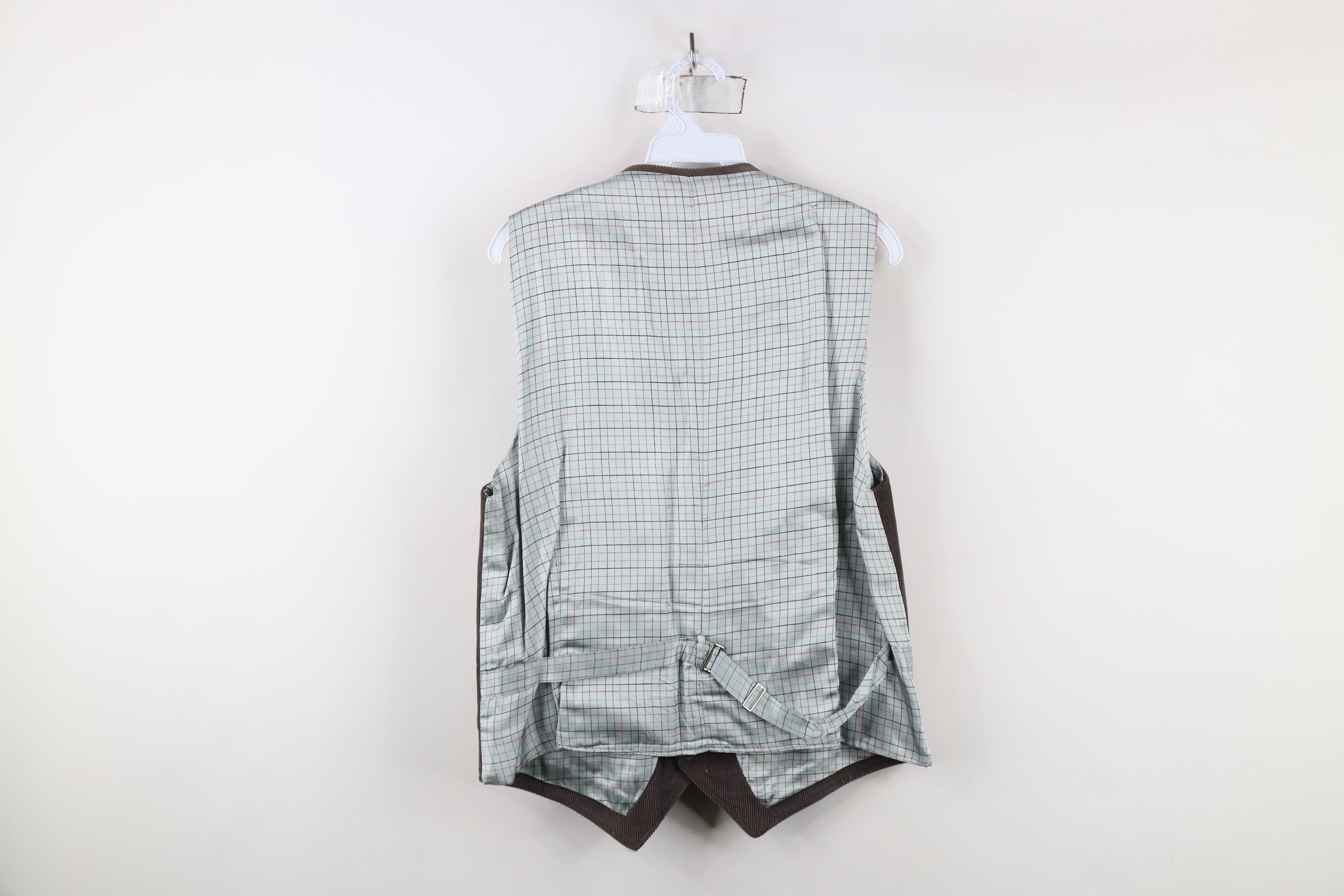 Vintage Vintage 70s Streetwear Buckle Corduroy Suit Vest Jacket USA Size US M / EU 48-50 / 2 - 12 Thumbnail