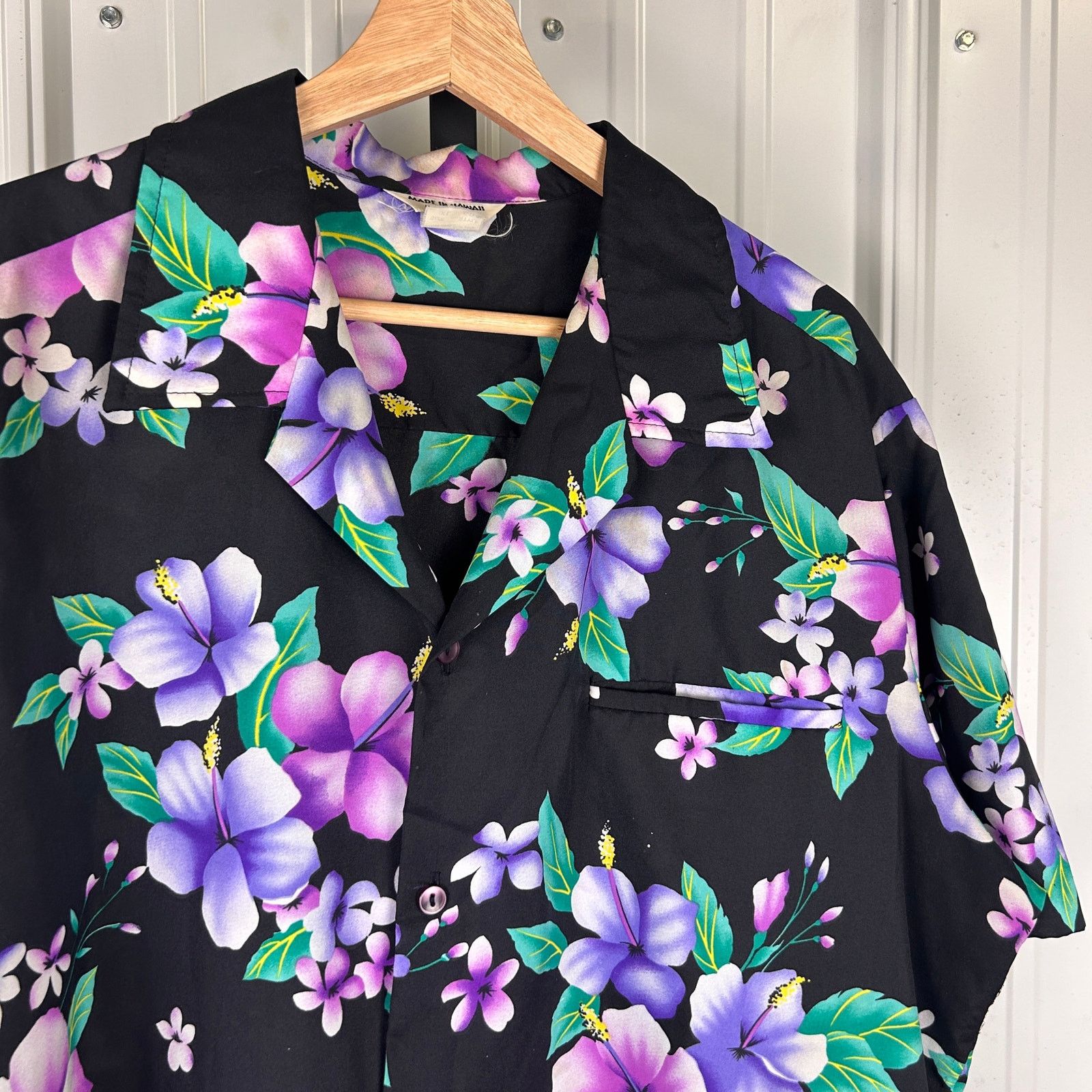 Other Floral Hawaiian Made in Hawaii XL Vintage Pocket Button Up Size US XL / EU 56 / 4 - 1 Thumbnail