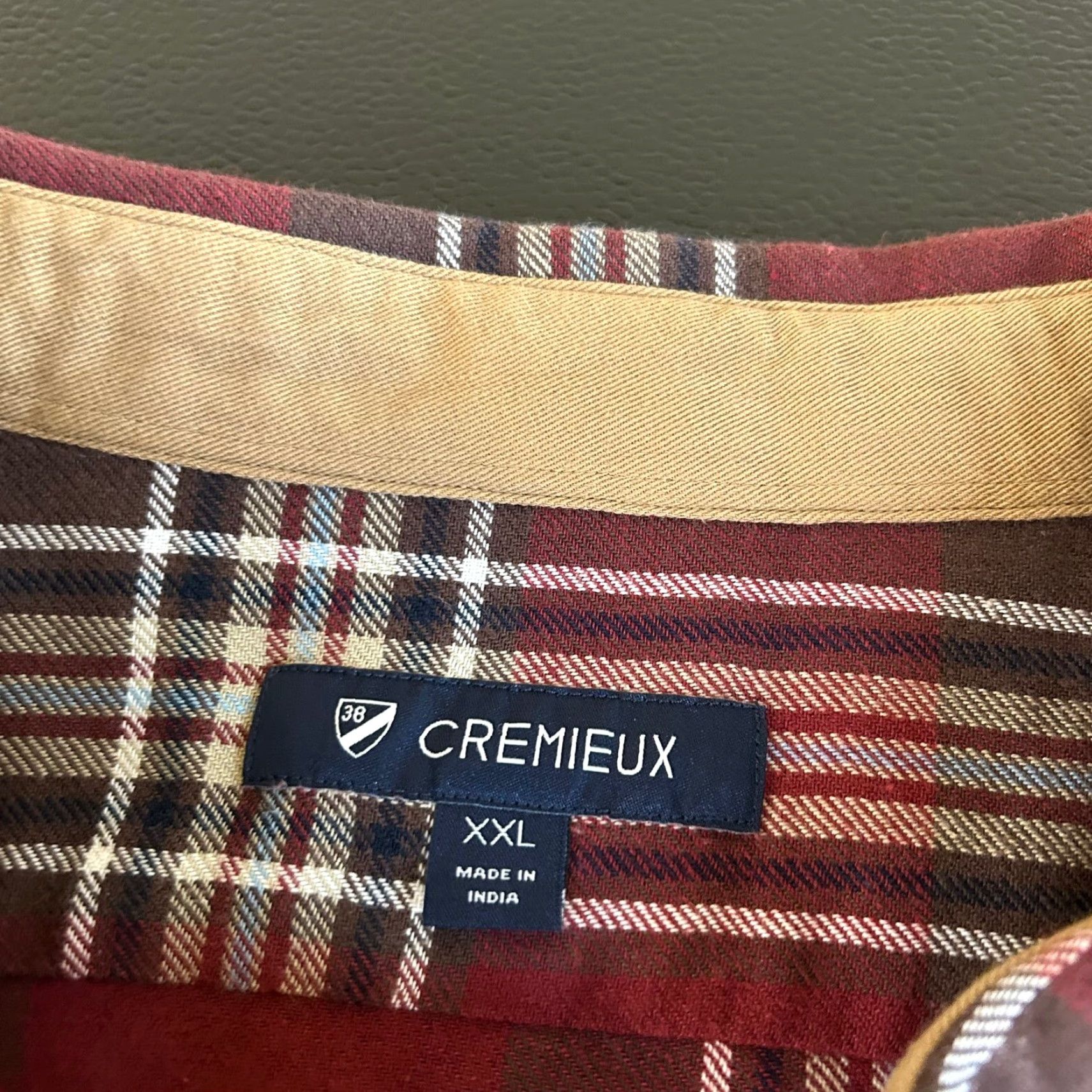 Cremieux Cremieux Flannel Shirt Plaid Button-Up Long Sleeve Casual Red Mens XXL 2XL NWT Size US XXL / EU 58 / 5 - 3 Thumbnail