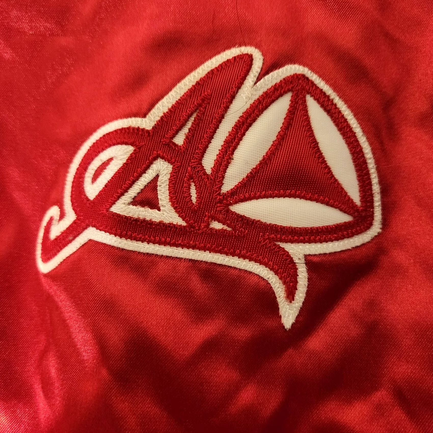 Augusta Sportswear Augusta Sportswear Jacket Mens Medium Red Satin Baseball Bomber Varsity Nylon Adult Size US M / EU 48-50 / 2 - 2 Thumbnail