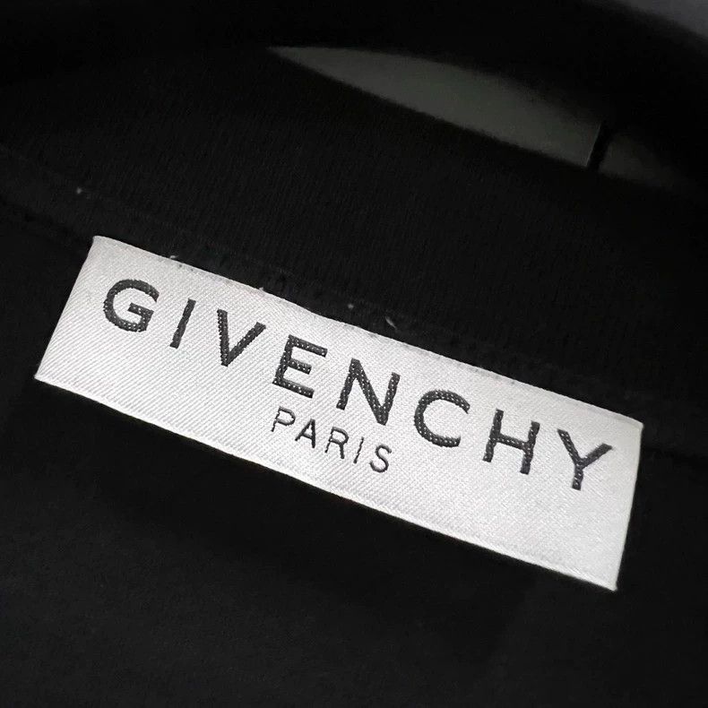 Givenchy Givenchy Black Letter Embroidery Short Sleeve Size US L / EU 52-54 / 3 - 3 Thumbnail