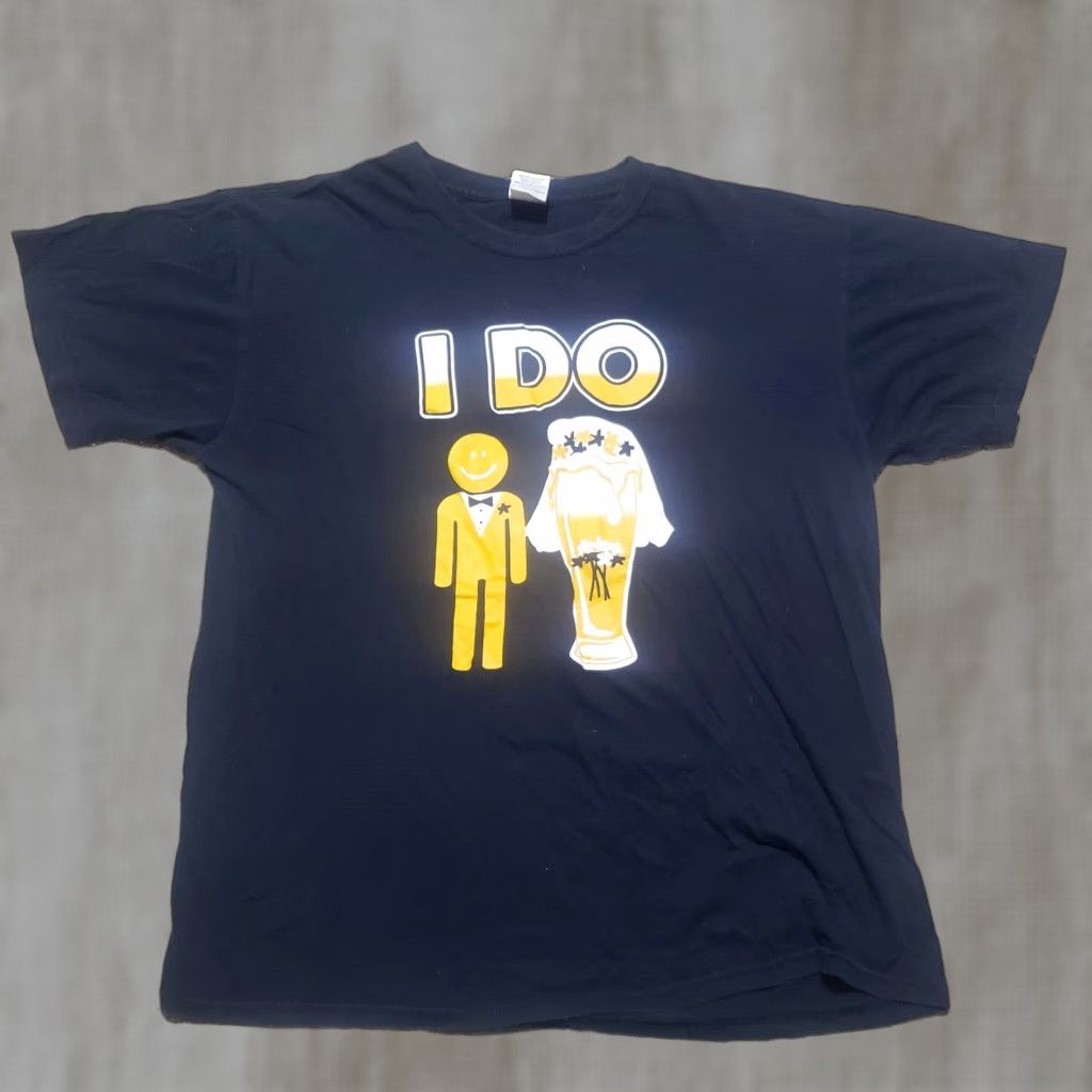 Vintage I Do Beer Shirt Adult L Black Beer Mens Size US L / EU 52-54 / 3 - 1 Thumbnail