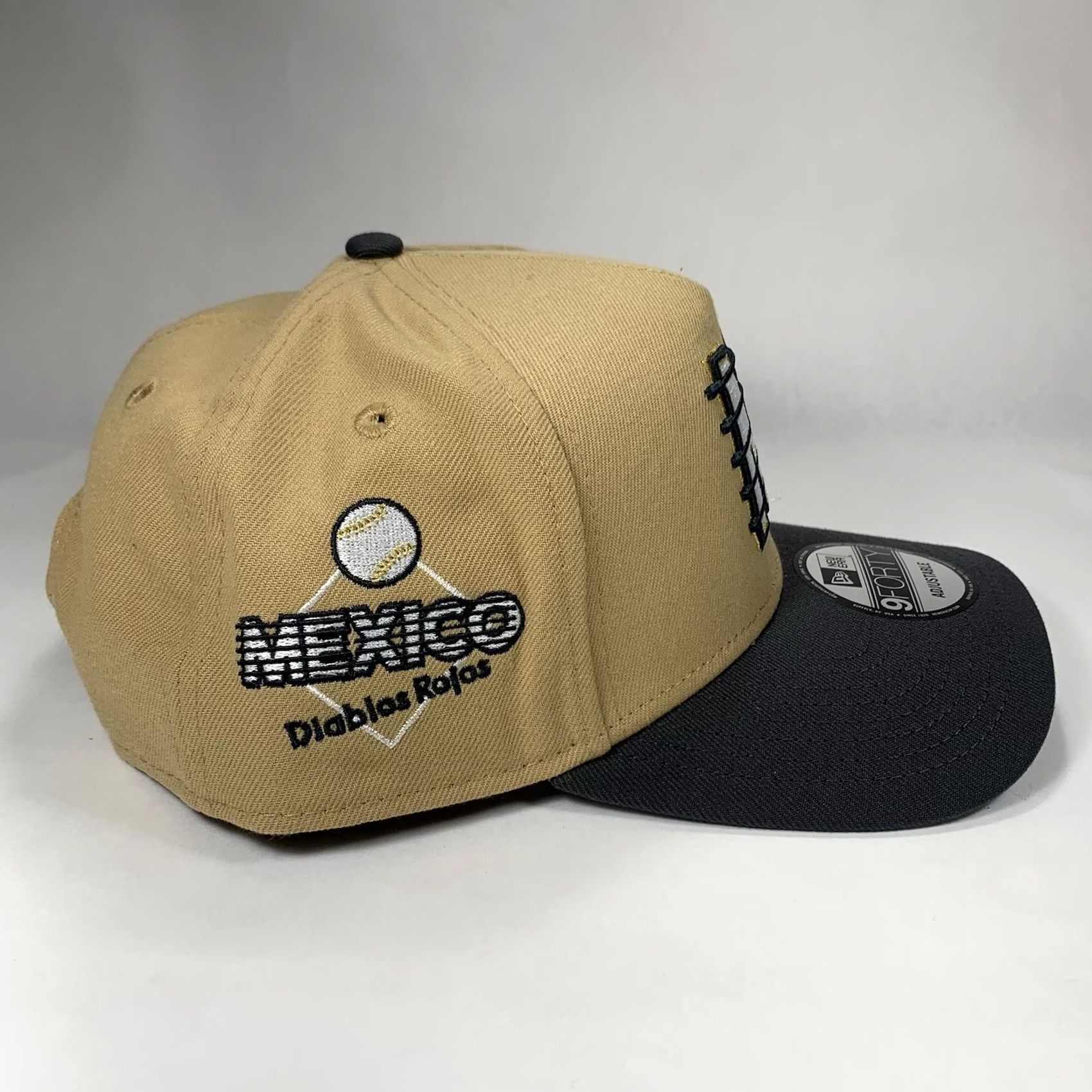 New Era New Era Baseball Cap Mens Adjustable Beige 9forty LMB Diablos Rojos Del Mexico Black NWT Snapback Size ONE SIZE - 5 Thumbnail