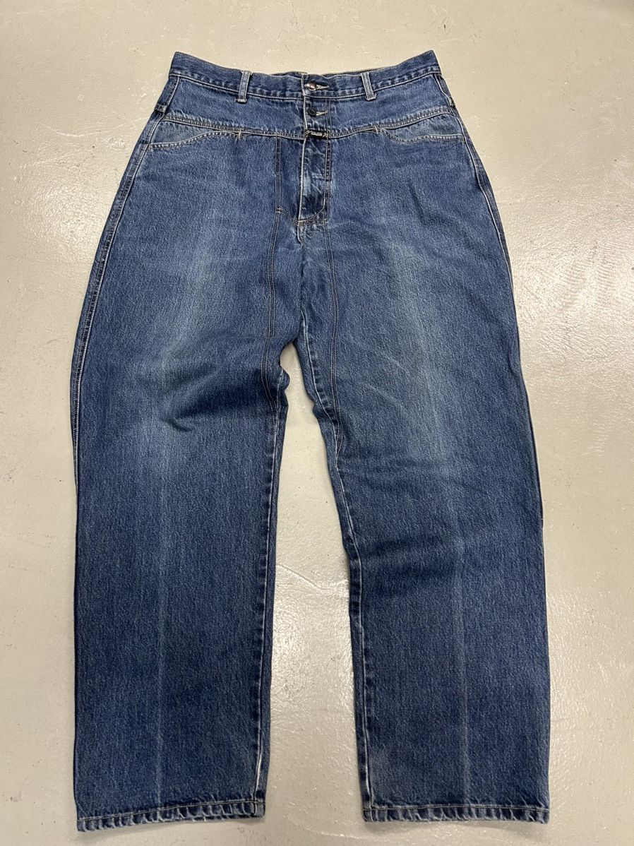 Marithe + Francois Girbaud Marithé + François Girbaud baggy denim jeans Size US 34 / EU 50 - 1 Thumbnail
