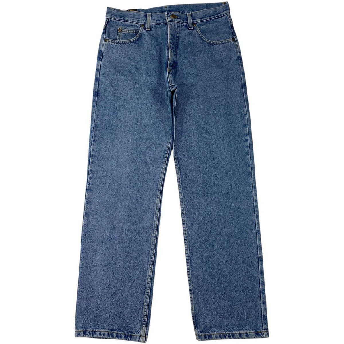 Lee 🔥LASTDROP🔥 Vintage 90s Lee Portland Blue Denim Jeans Pants Size US 34 / EU 50 - 2 Thumbnail