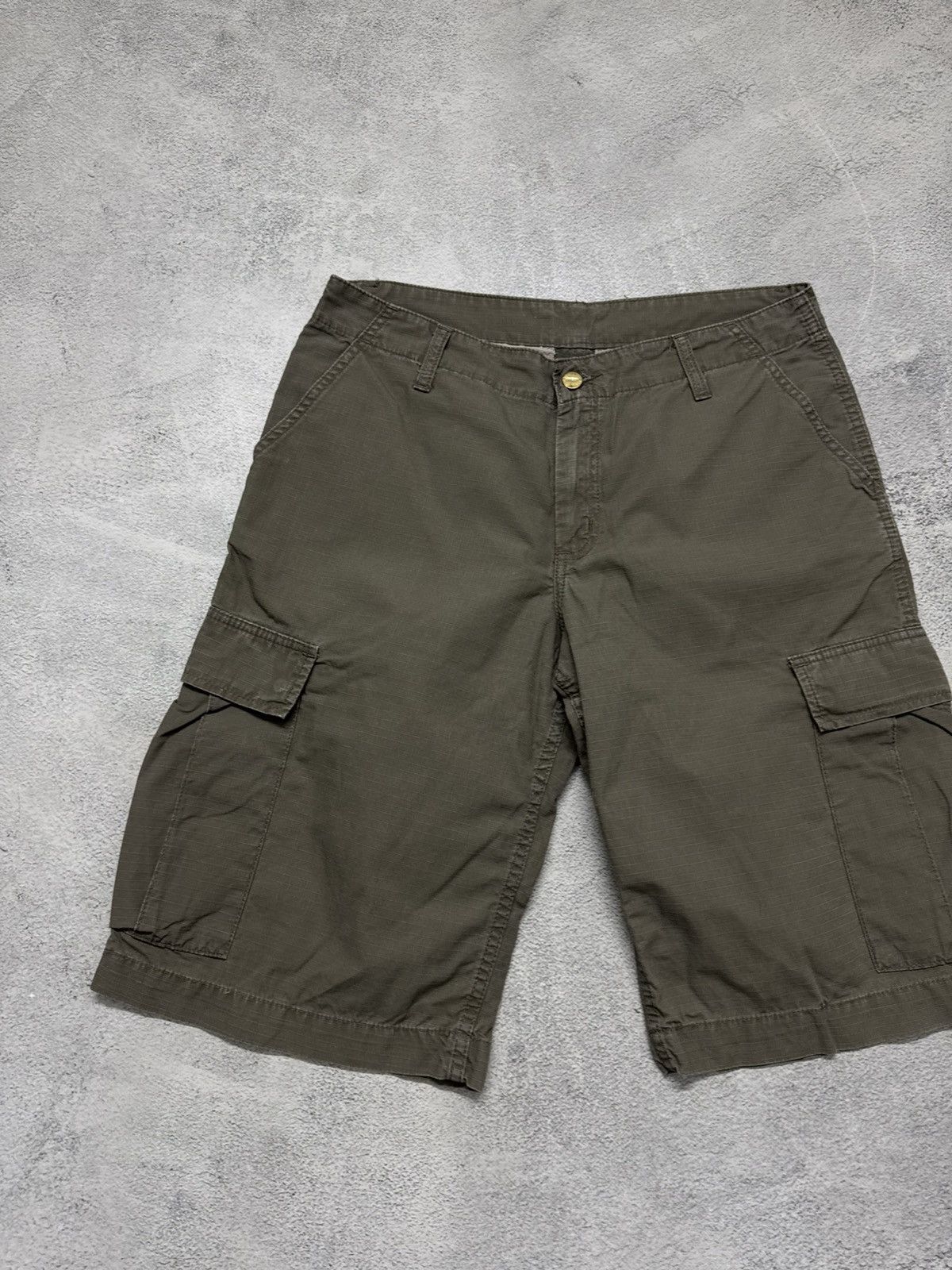 Carhartt Vintage Y2k Carhartt Cargo Shorts Size US 30 / EU 46 - 13 Thumbnail