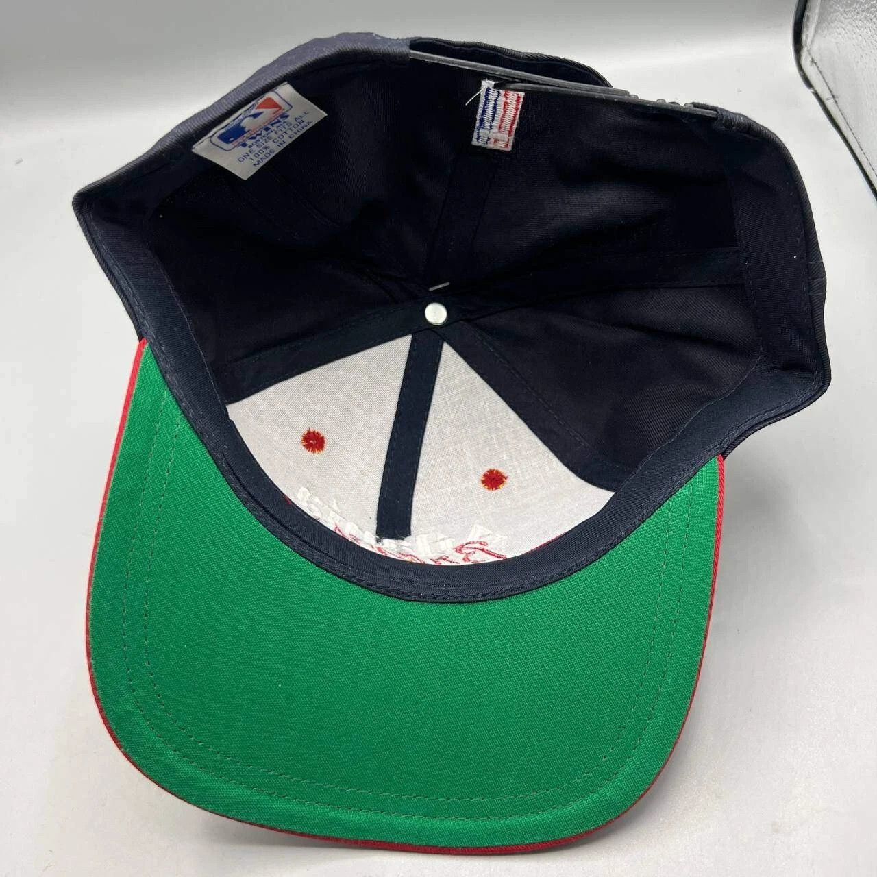Twins Enterprise Inc. × Vintage Atlanta Braves Hat Men Twins Enterprise MLB Snap Back Cap Size ONE SIZE - 2 Thumbnail