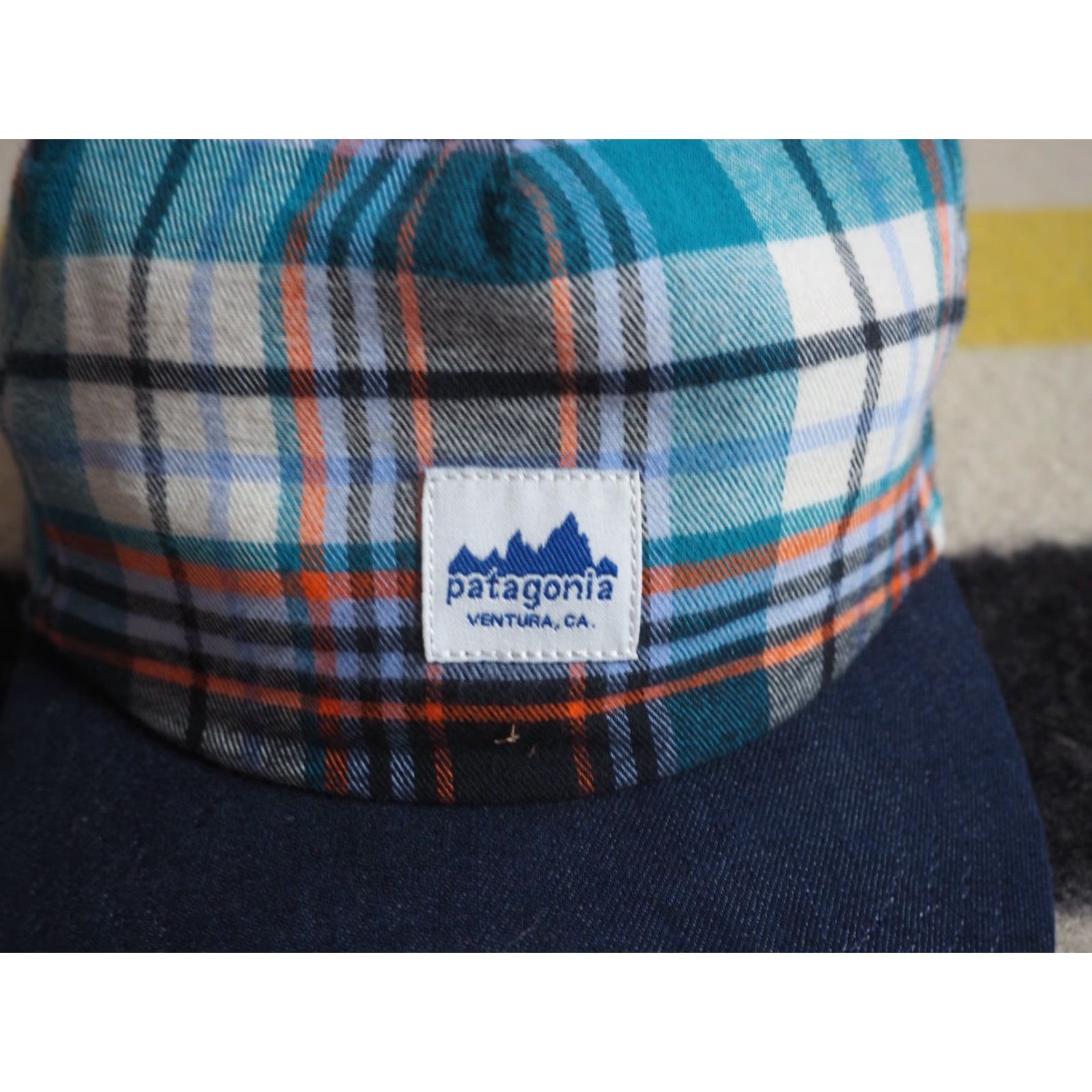 Patagonia Patagonia Snapback Hat Cap Ventura Fitz Roy Blue Plaid Outdoor Adjustable Casual Men Outdoor Hat Cap Size ONE SIZE - 3 Thumbnail