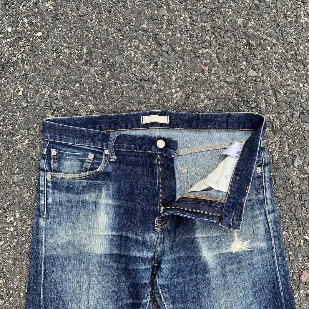 Self Edge 💥 REDLINE 💥 Nice Fading Jeans Japanese Vintage Ankle Pants Size US 33 - 9 Thumbnail