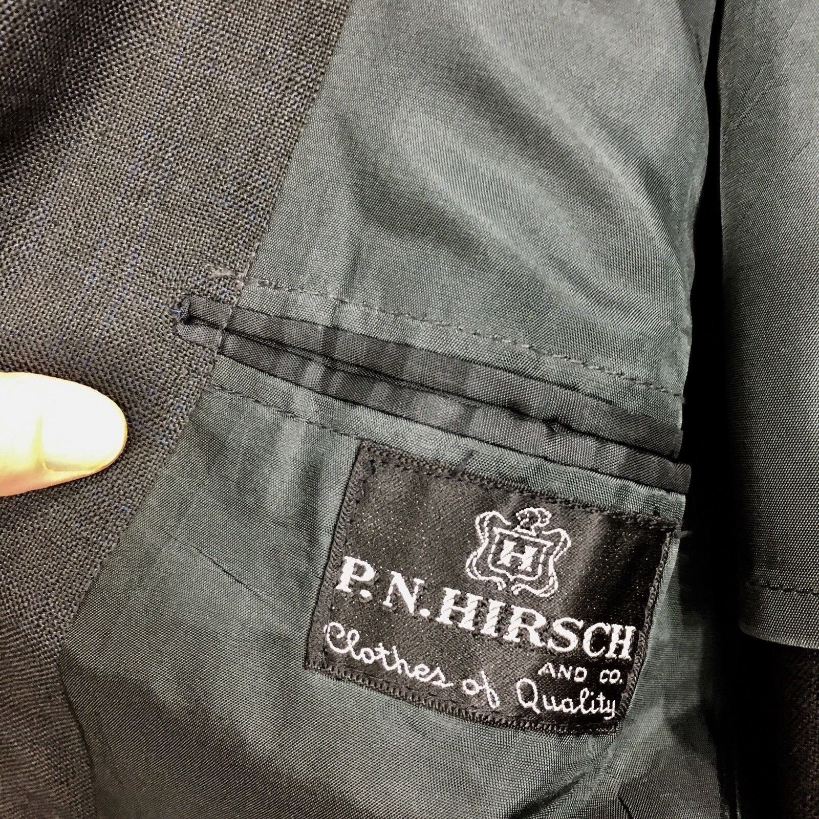 Other Vtg PN Hirsch Black ROCKABILLY Sport Coat 3 BTN Jacket Size 40R - 3 Thumbnail