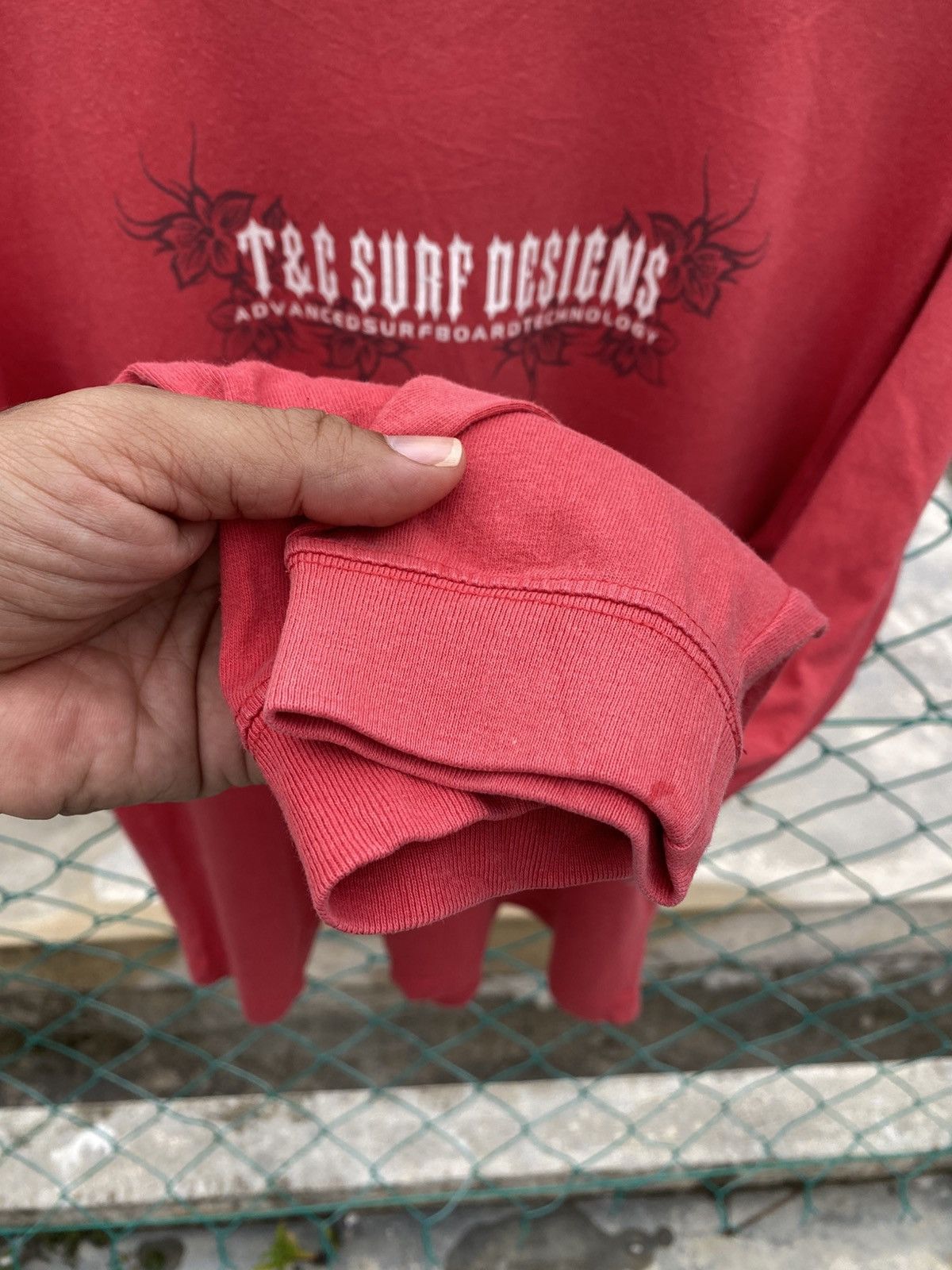 Vintage T&C surf faded red long sleeve tshirt Size US M / EU 48-50 / 2 - 5 Thumbnail