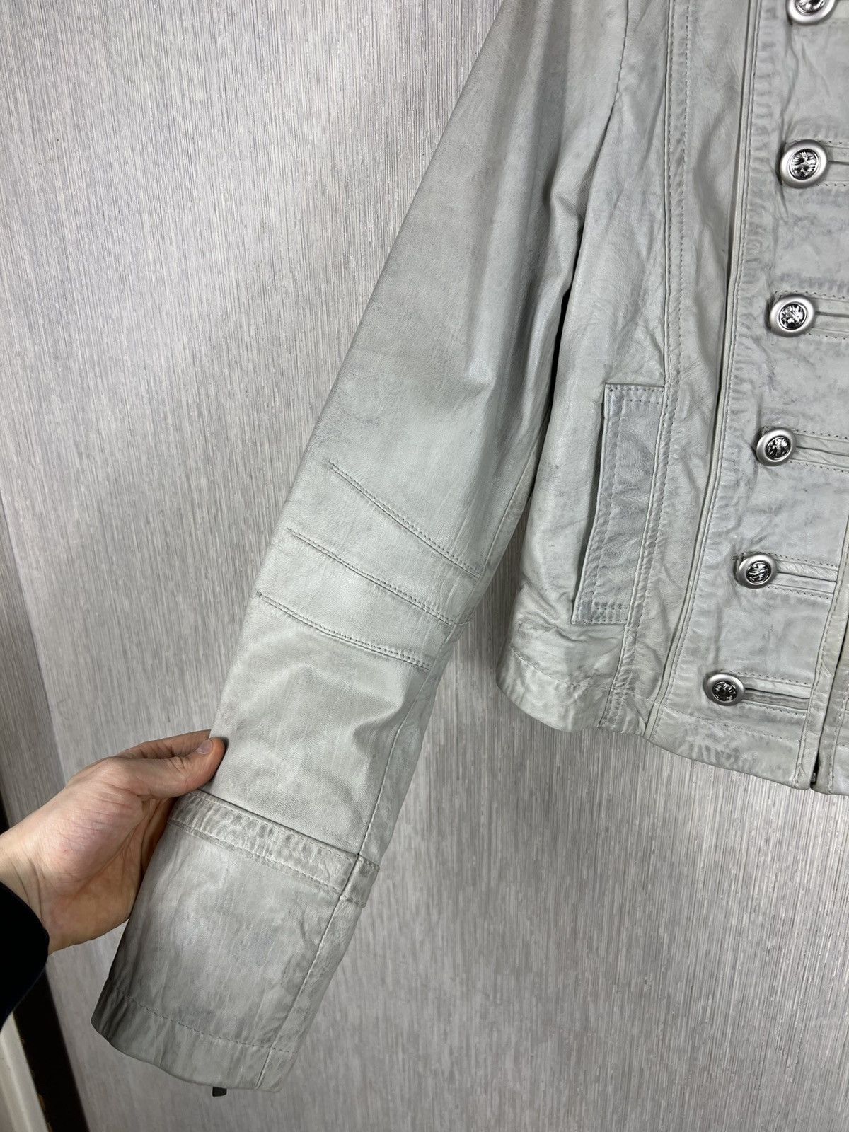 If Six Was Nine Vintage Rock’N Blue napoleon button leather jacket military Size XS / US 0-2 / IT 36-38 - 10 Thumbnail