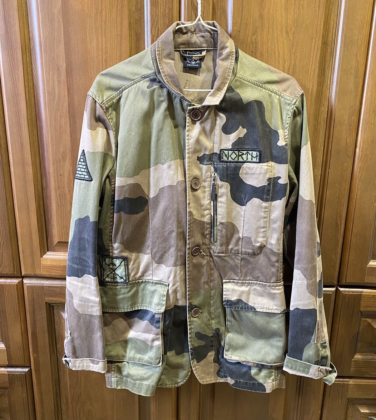 Drop Dead Drop Dead Camouflage Jacket Back Print Rare Archive Vintage Size US M / EU 48-50 / 2 - 3 Thumbnail
