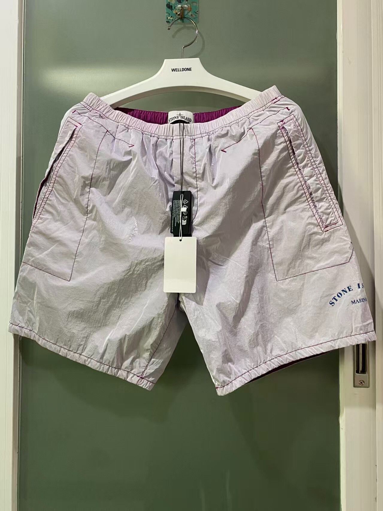 Stone Island stone island marina reflective shorts size 31 Size US 31 - 1 Thumbnail
