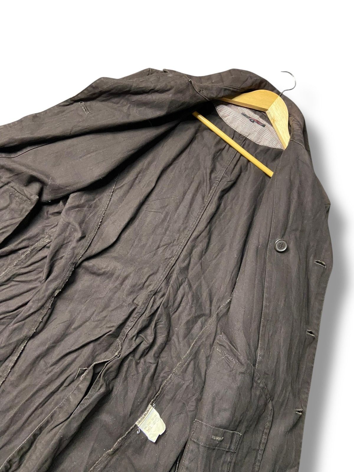Michel Klein Michel Klein Homme Double Breasted Coat with Belt (167) Size M / US 6-8 / IT 42-44 - 3 Thumbnail