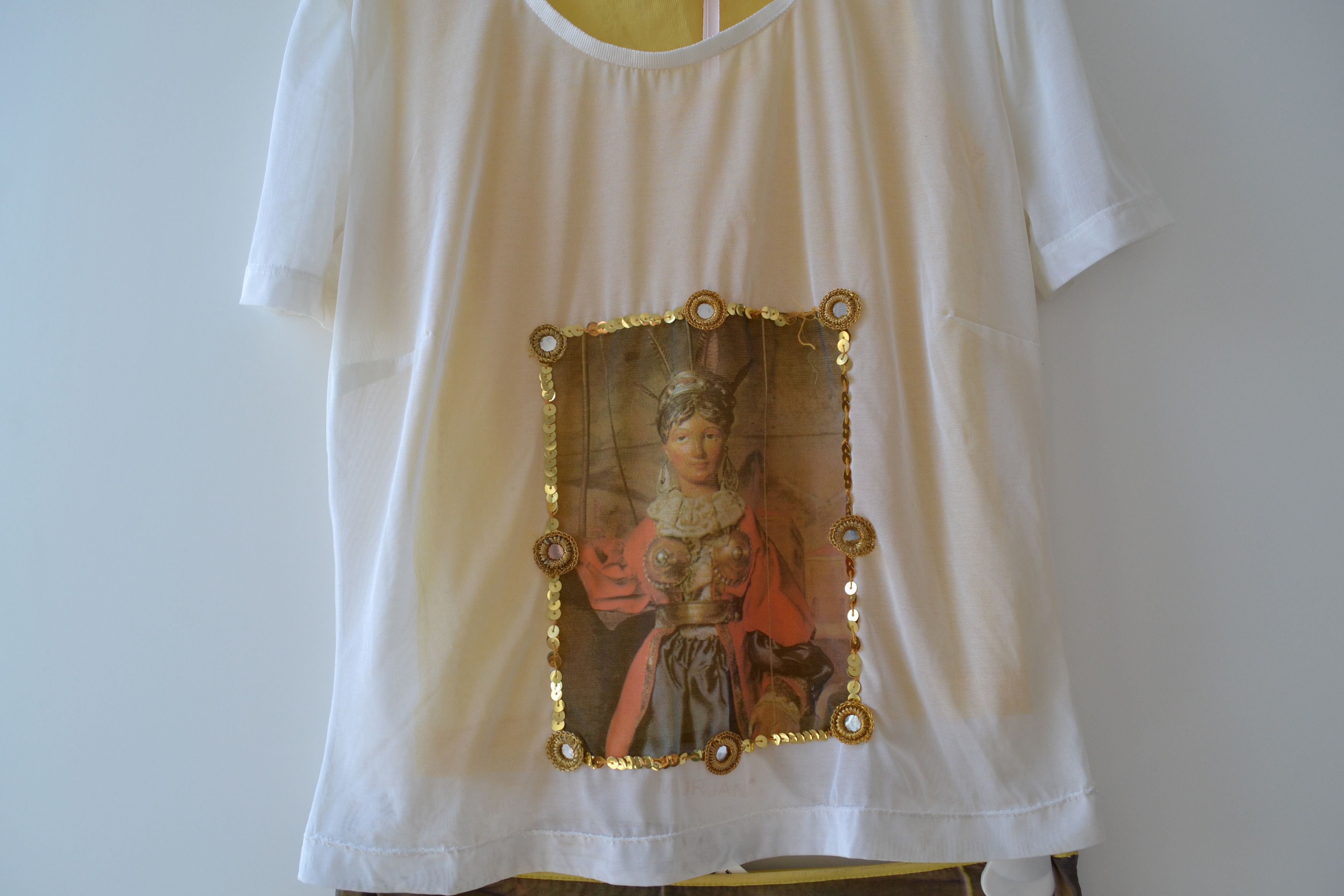 Dolce & Gabbana DOLCE GABBANA Top T Shirt Skirt Set Queen Mesh y2k D&G Size 30" / US 8 / IT 44 - 9 Thumbnail